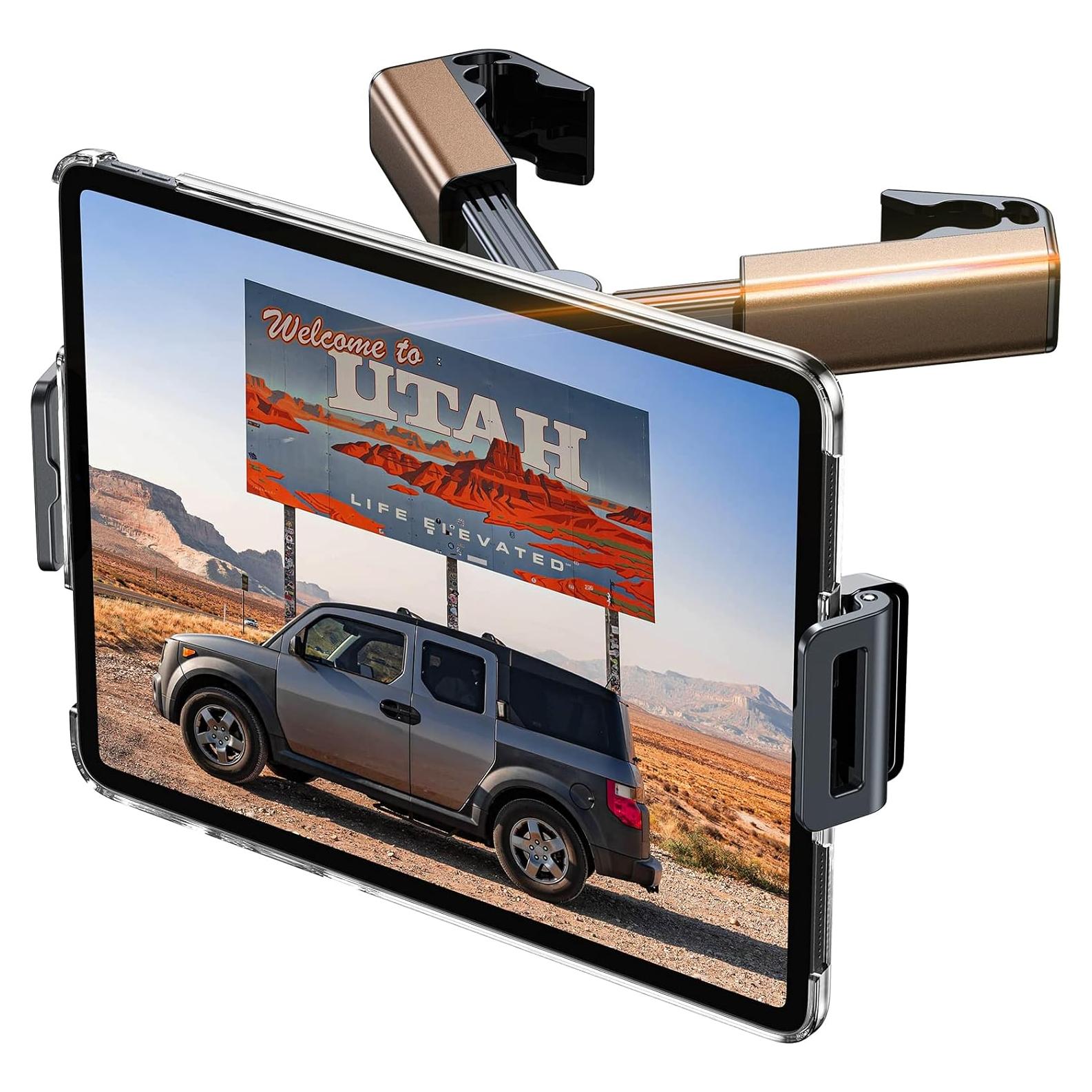 Soporte para iPad LISEN para reposacabezas de coche - Ajustable