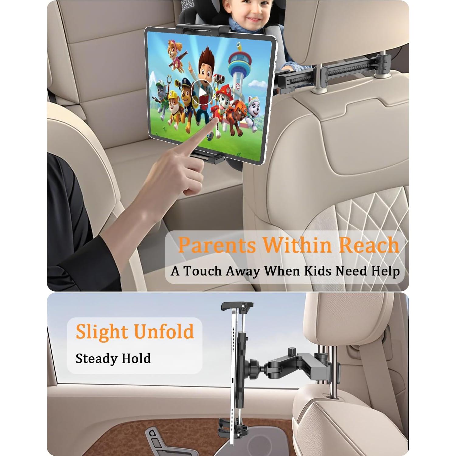 Soporte para Tableta en Reposacabezas WISHCODE Ajustable 5.5-15.6"