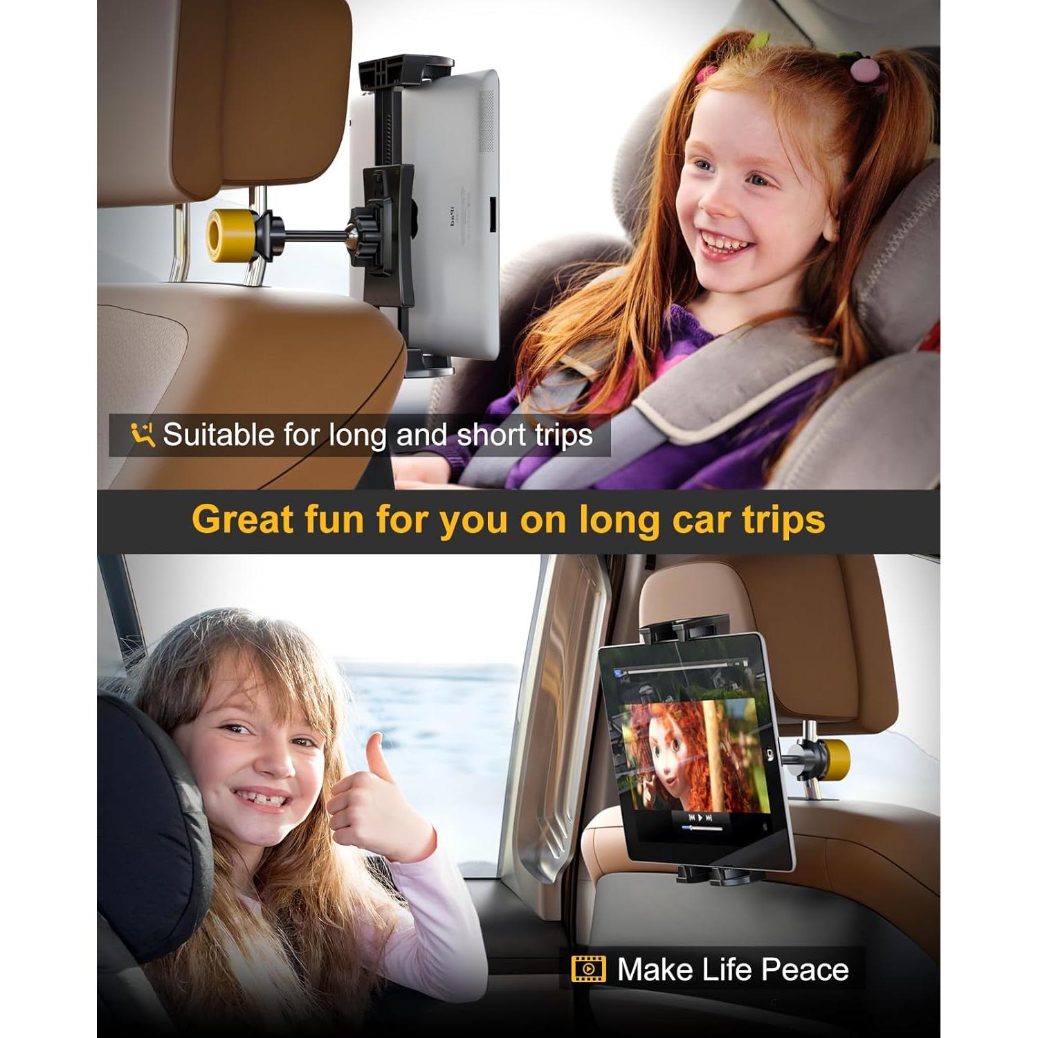 Soporte para Tablet LINCO AM309 Ajustable para Auto 4.7-13"