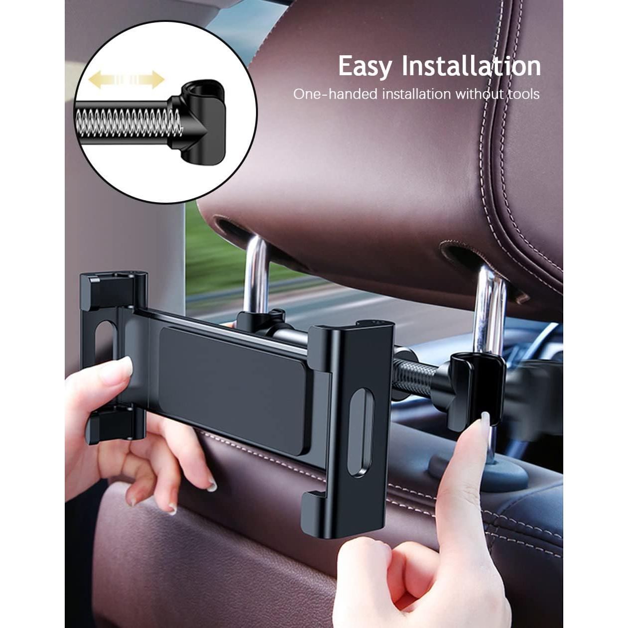 Soporte para Tablet en Reposacabezas Simr K8 - Ajustable y Rotable