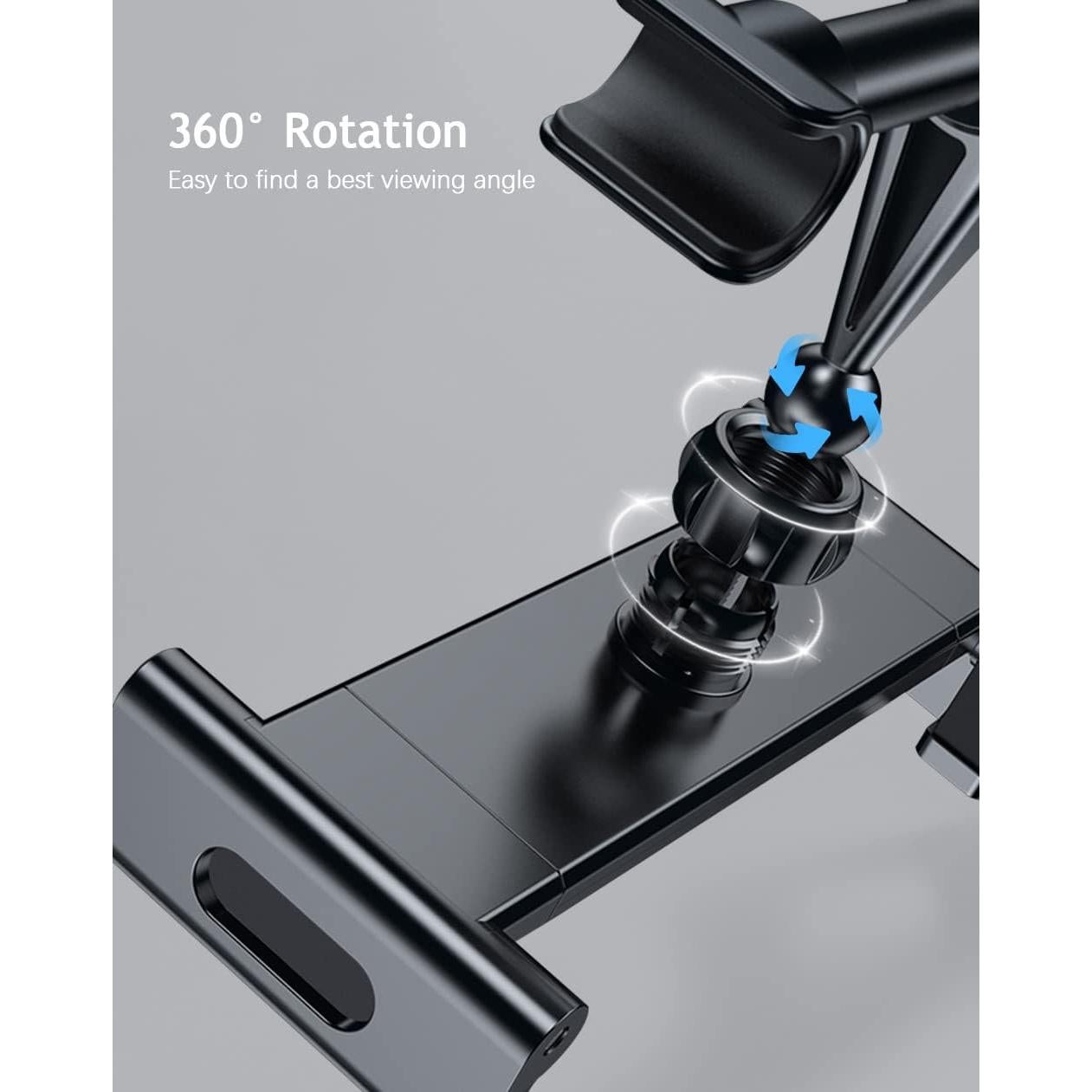 Soporte para Tablet en Reposacabezas Simr K8 - Ajustable y Rotable