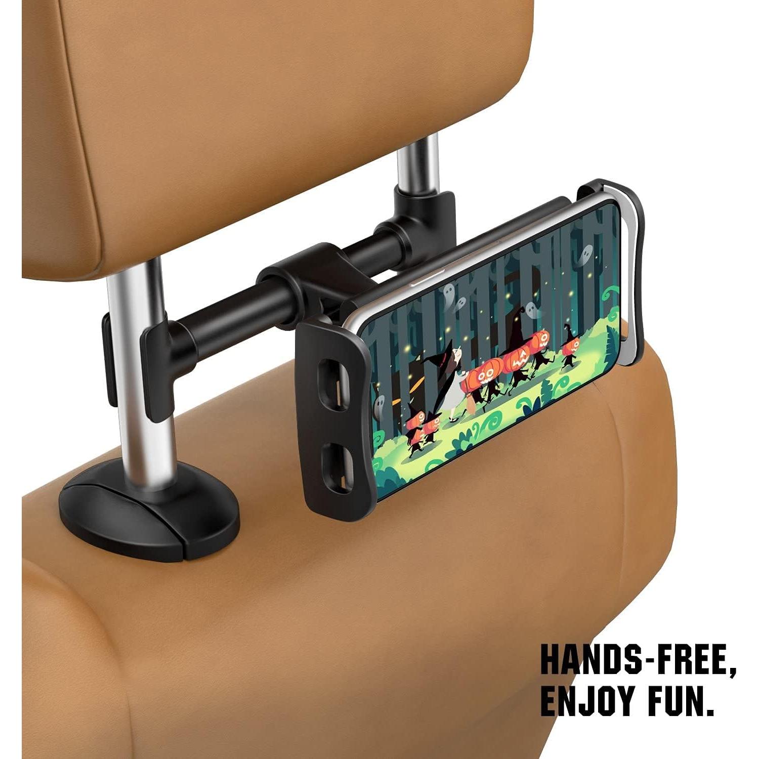 Soporte de Tableta para Reposacabezas de Auto SALEX Negro