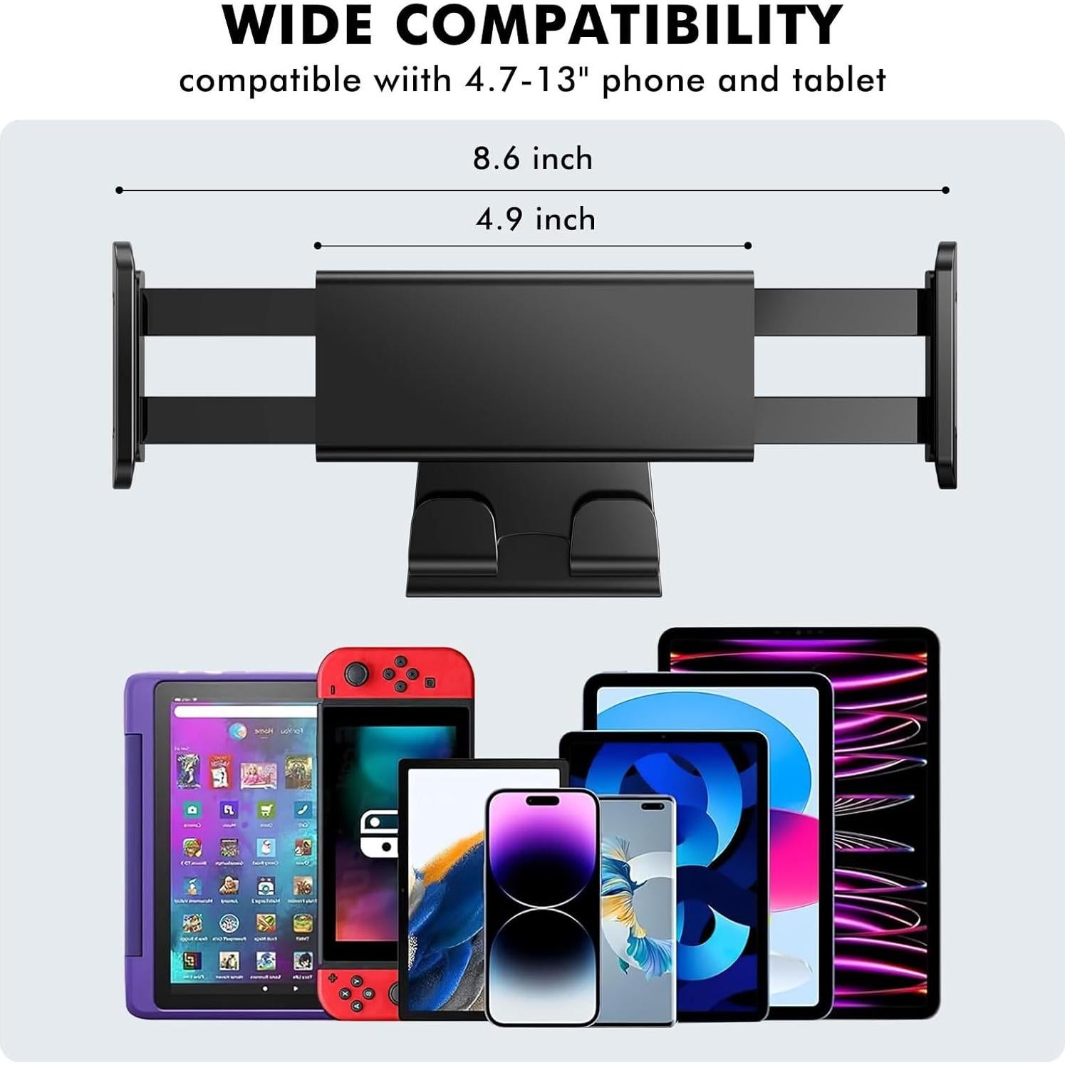 Soporte de Tableta para Asiento Trasero OATSBASF Tesla Model 3/Y