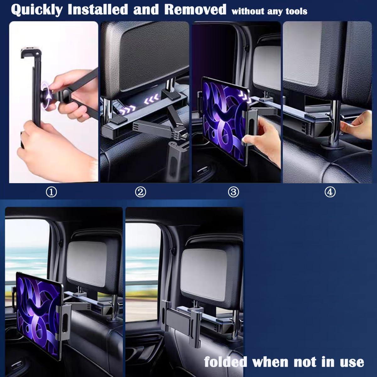 Soporte de Tablet para Coche Sumcoo Universal Ajustable 4.7-12.9"