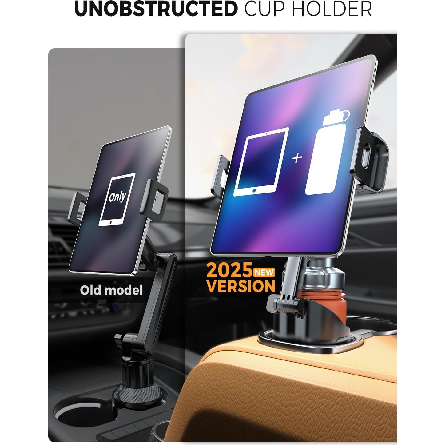 Soporte para Tablet eSamcore en Portavasos para Coche 6-11"