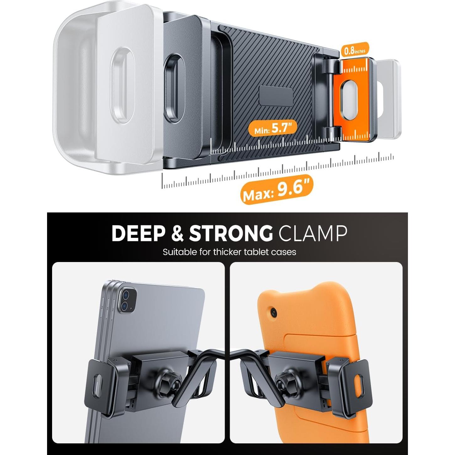 Soporte para Tablet eSamcore en Portavasos para Coche 6-11"