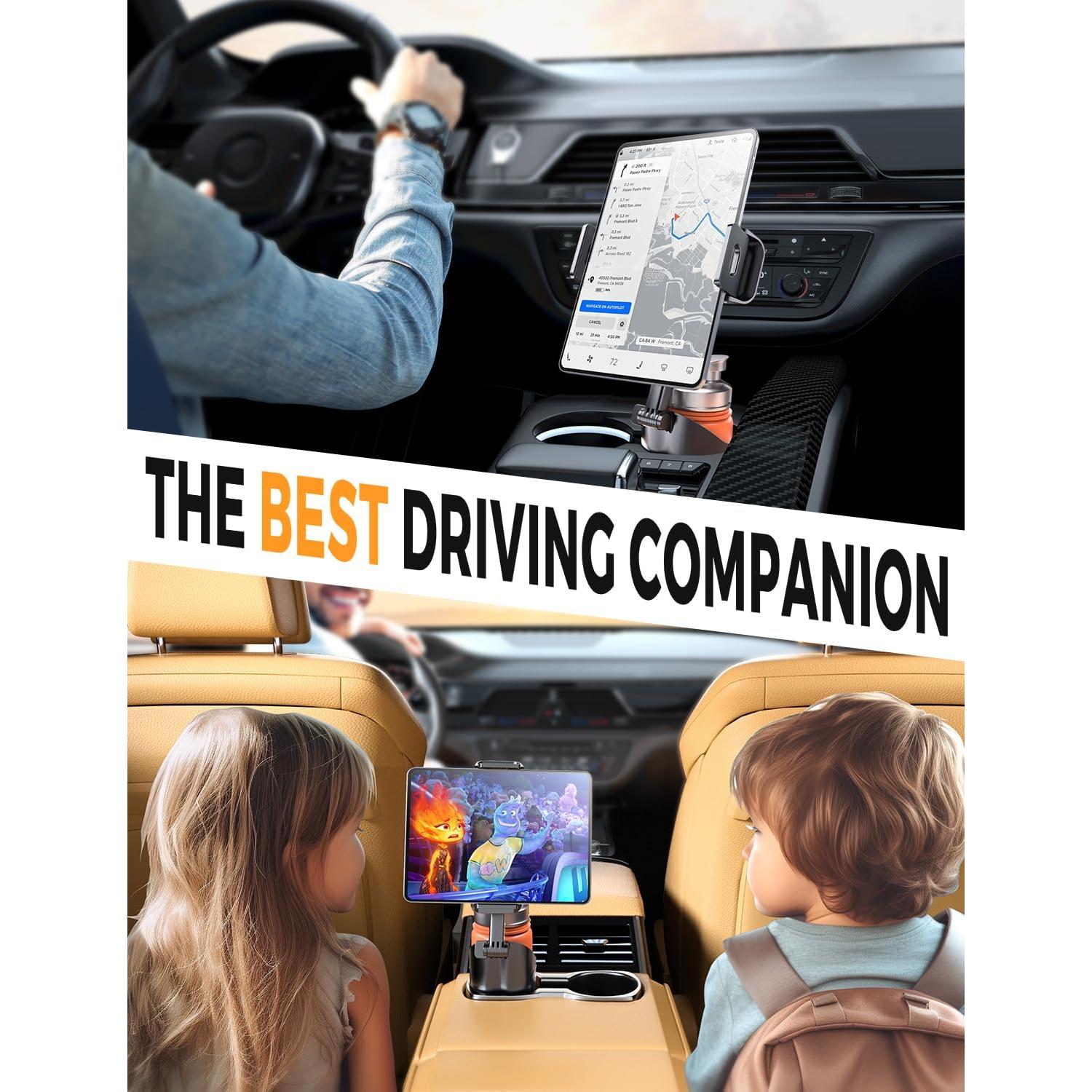 Soporte para Tablet eSamcore en Portavasos para Coche 6-11"