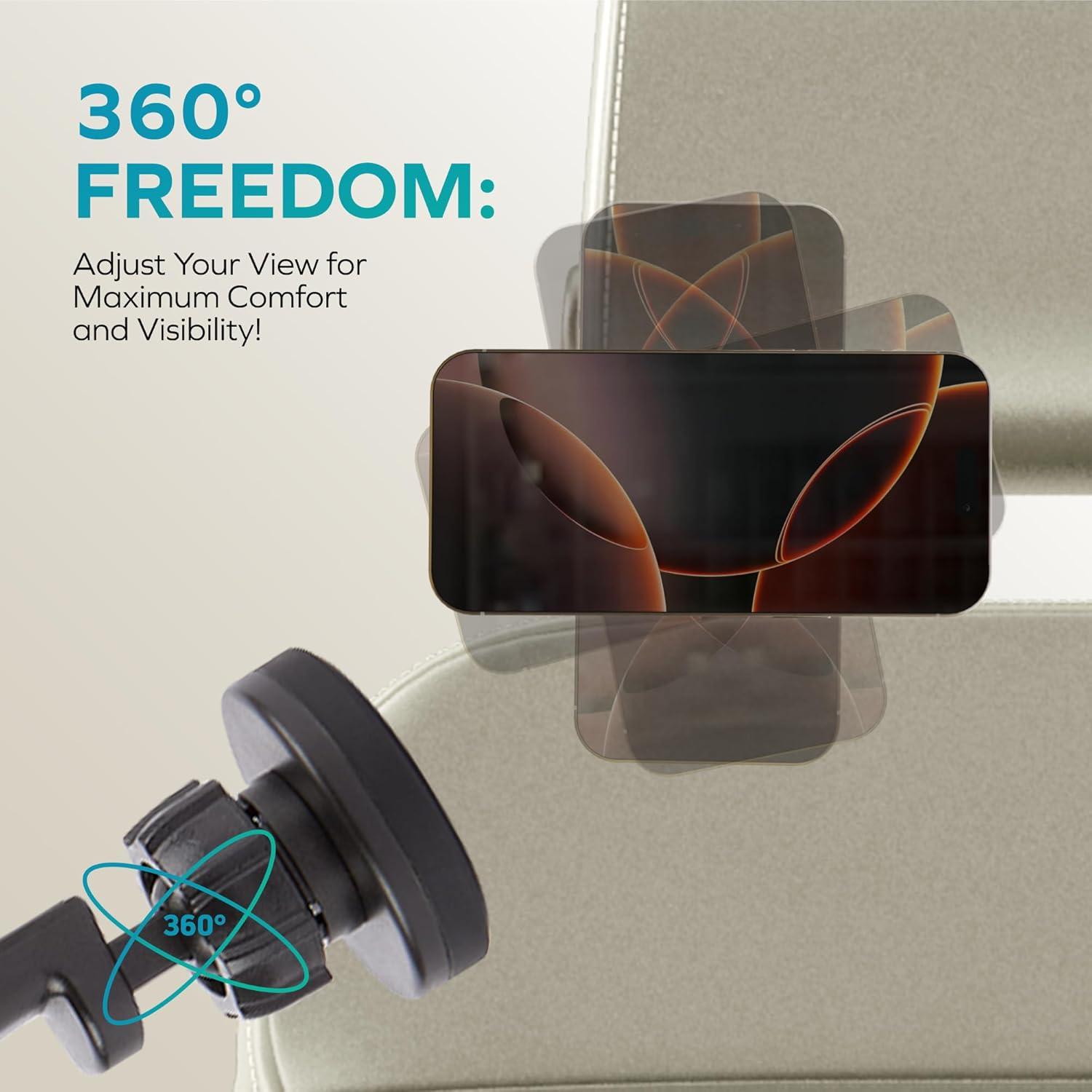 Soporte Magnético para Teléfono ChargeWorx CX9939BK 360°