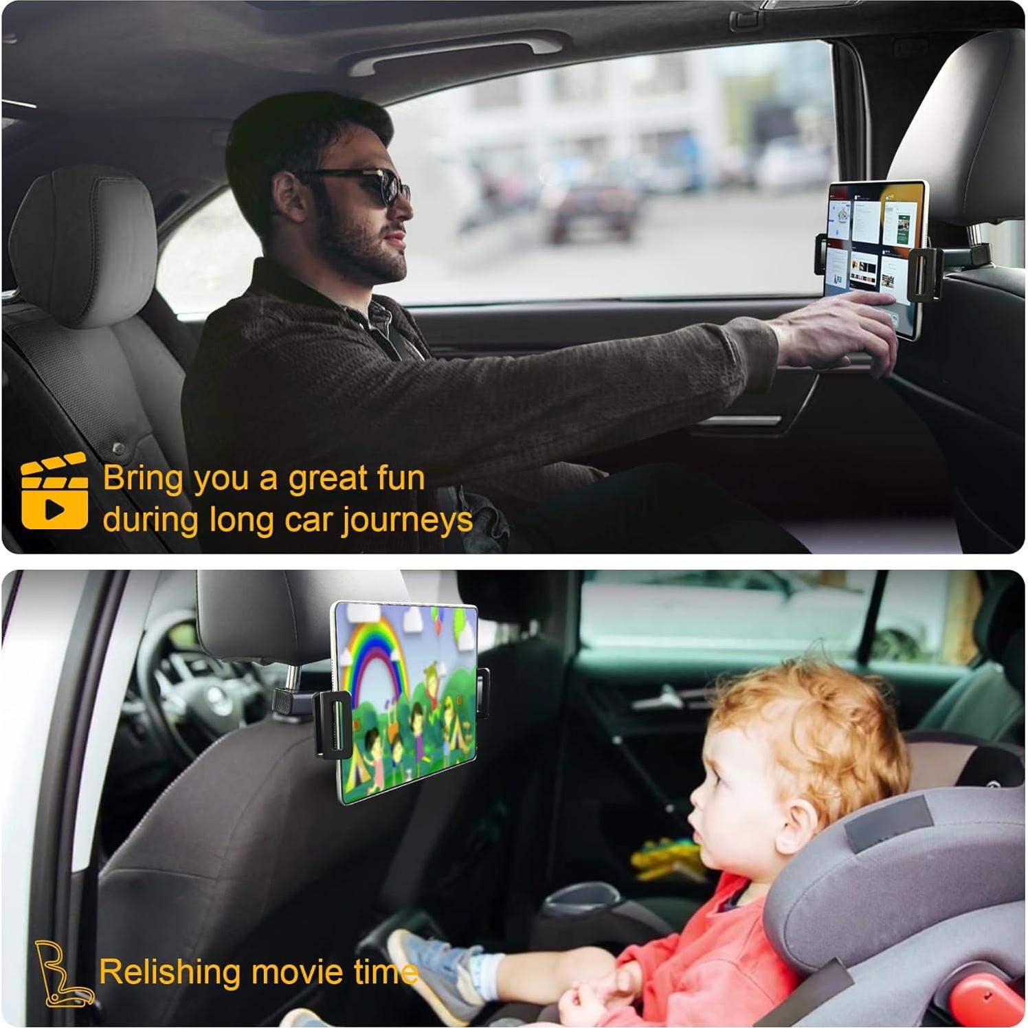 Soporte para iPad UREHEPO para Reposacabezas de Coche 11.94-33.02 cm