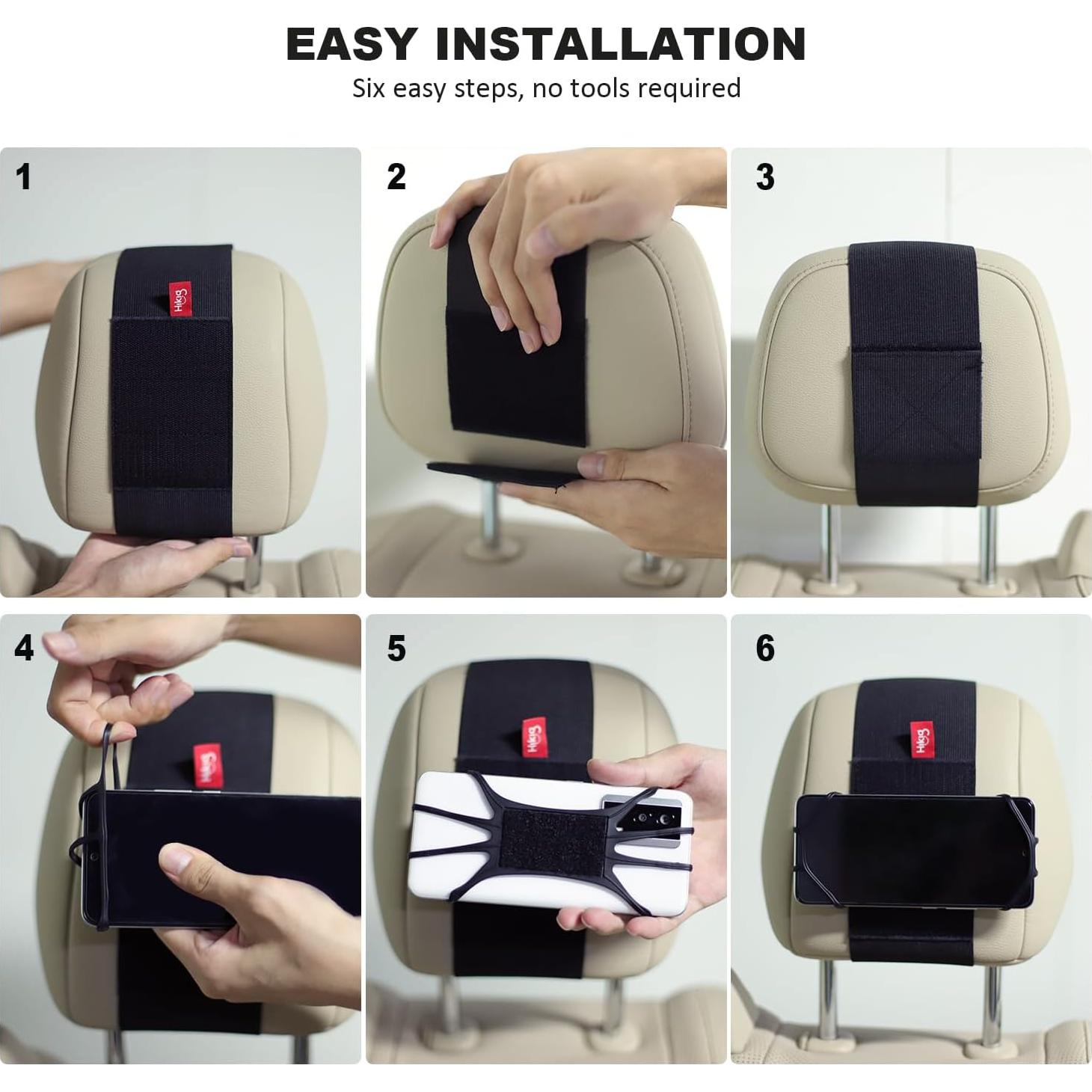 Soporte para Teléfono en Reposacabezas Z ZOTHINGTON - Ajustable