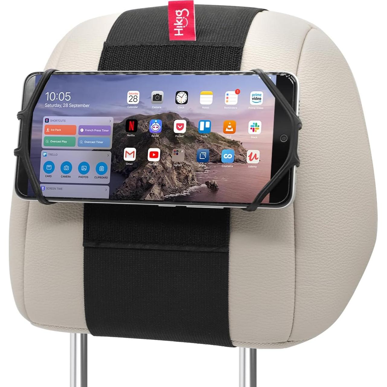 Soporte para Teléfono en Reposacabezas Z ZOTHINGTON - Ajustable