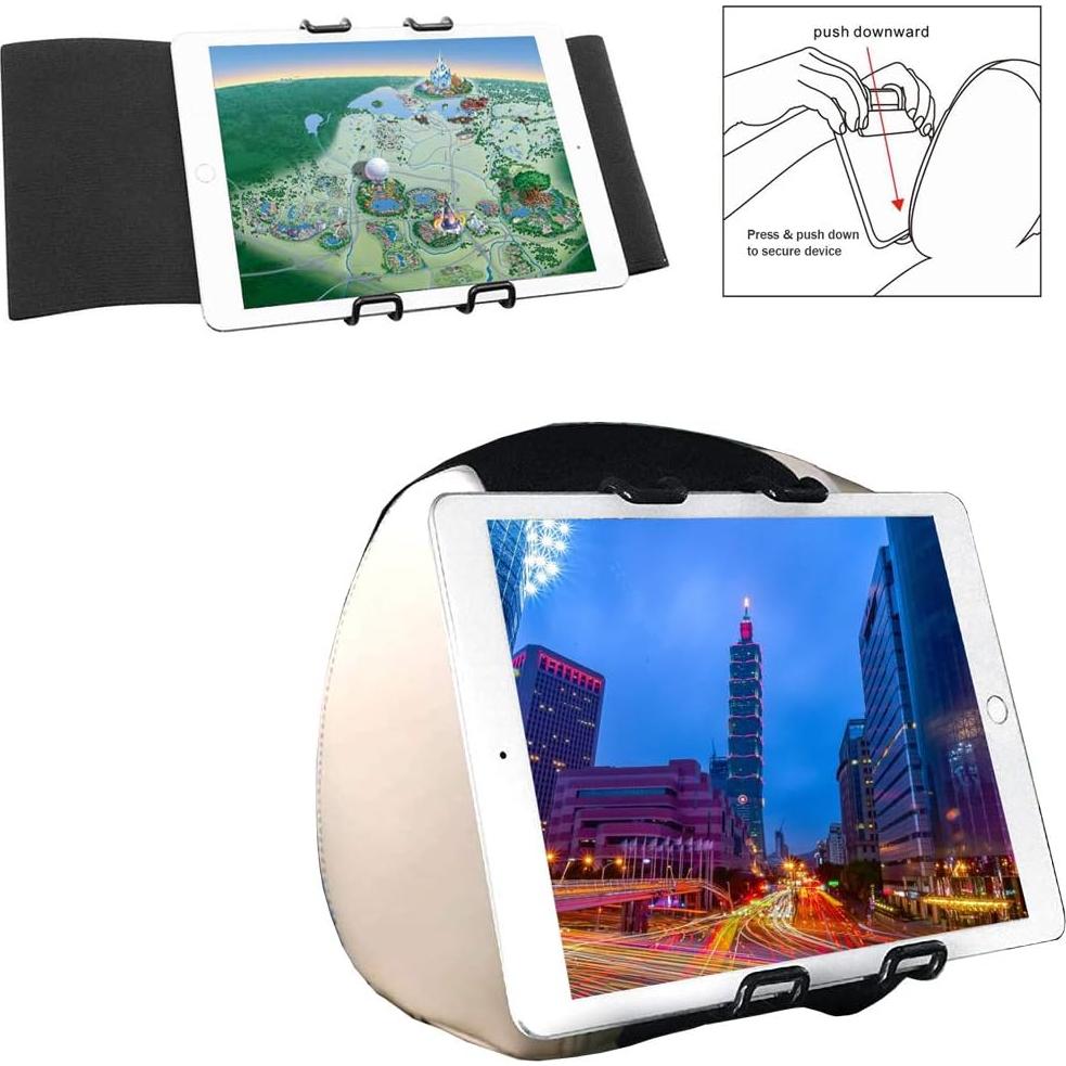 Soporte de Cabezal Universal LycoGear para Tablet y Smartphone