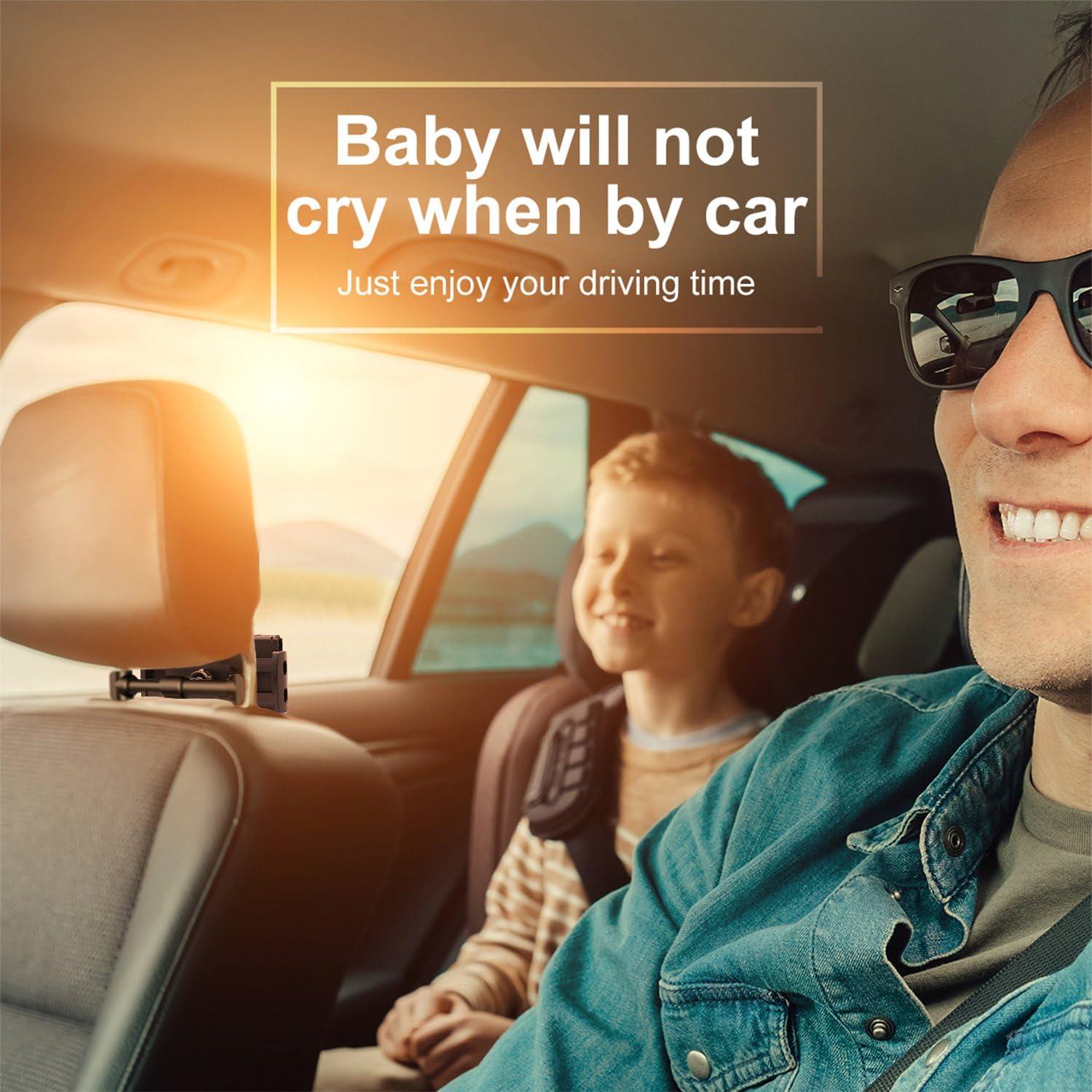 Soporte para Reposacabezas de Coche FYOUNG Ajustable Negro