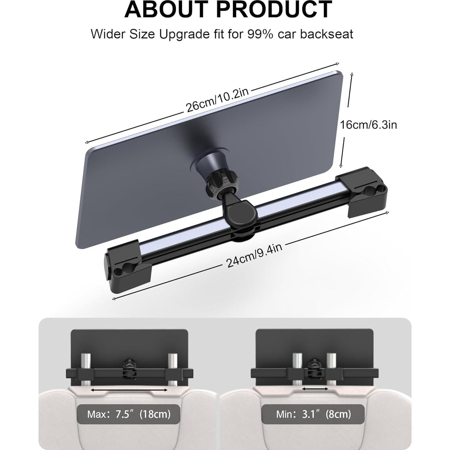 Soporte Magnético para Tablet QJYKIONE iPad Pro 12.9 y Air 13