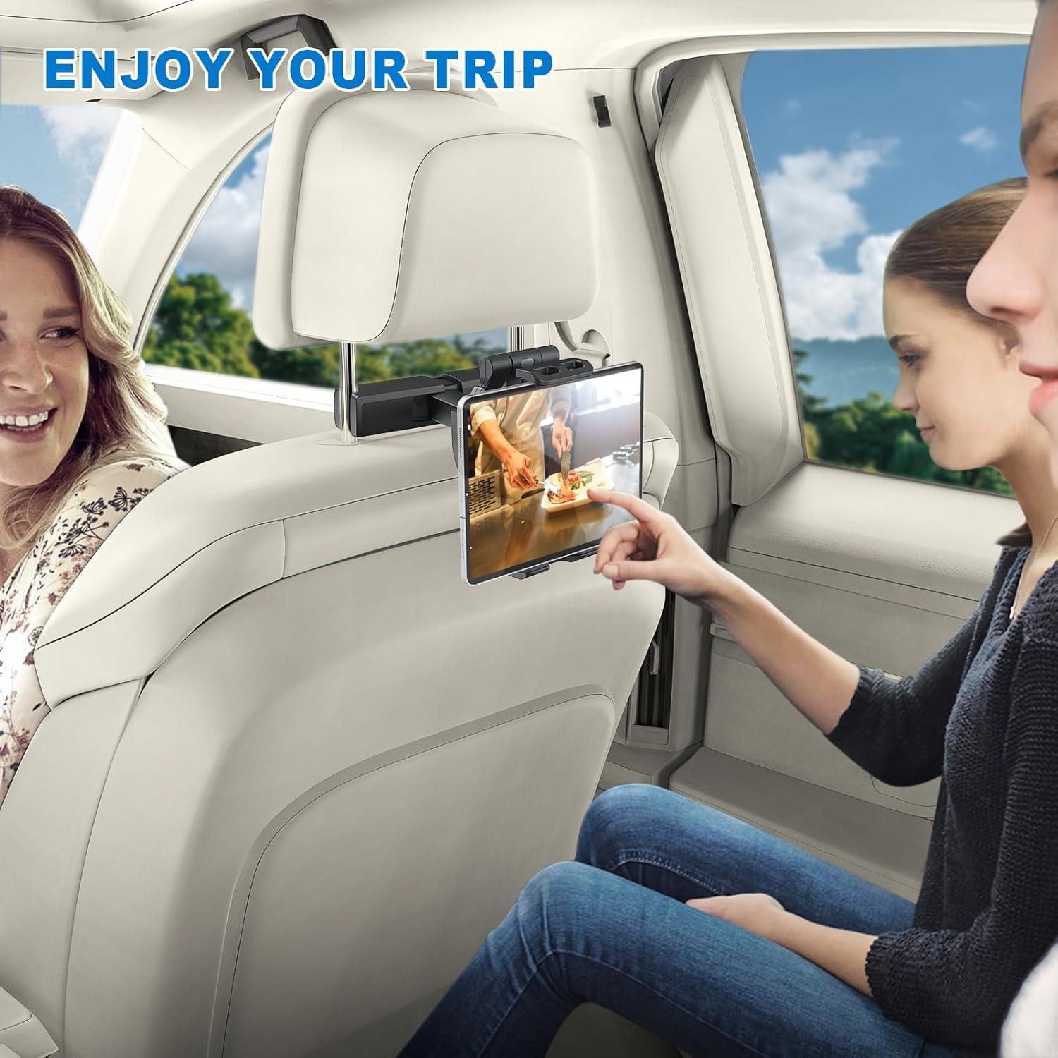 Soporte para Tableta de Coche Fosucwin 3 en 1 Negro 5-12.9"