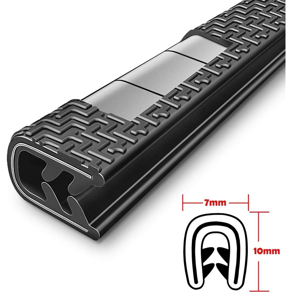 Protector de Borde de Puerta Universal CloudBuyer 10m Negro