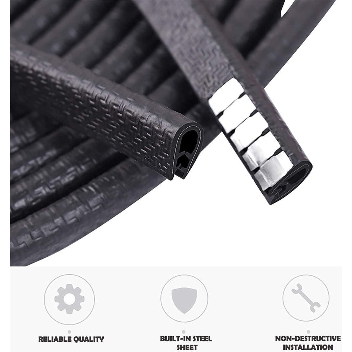 Protector de Borde de Puerta Universal CloudBuyer 10m Negro