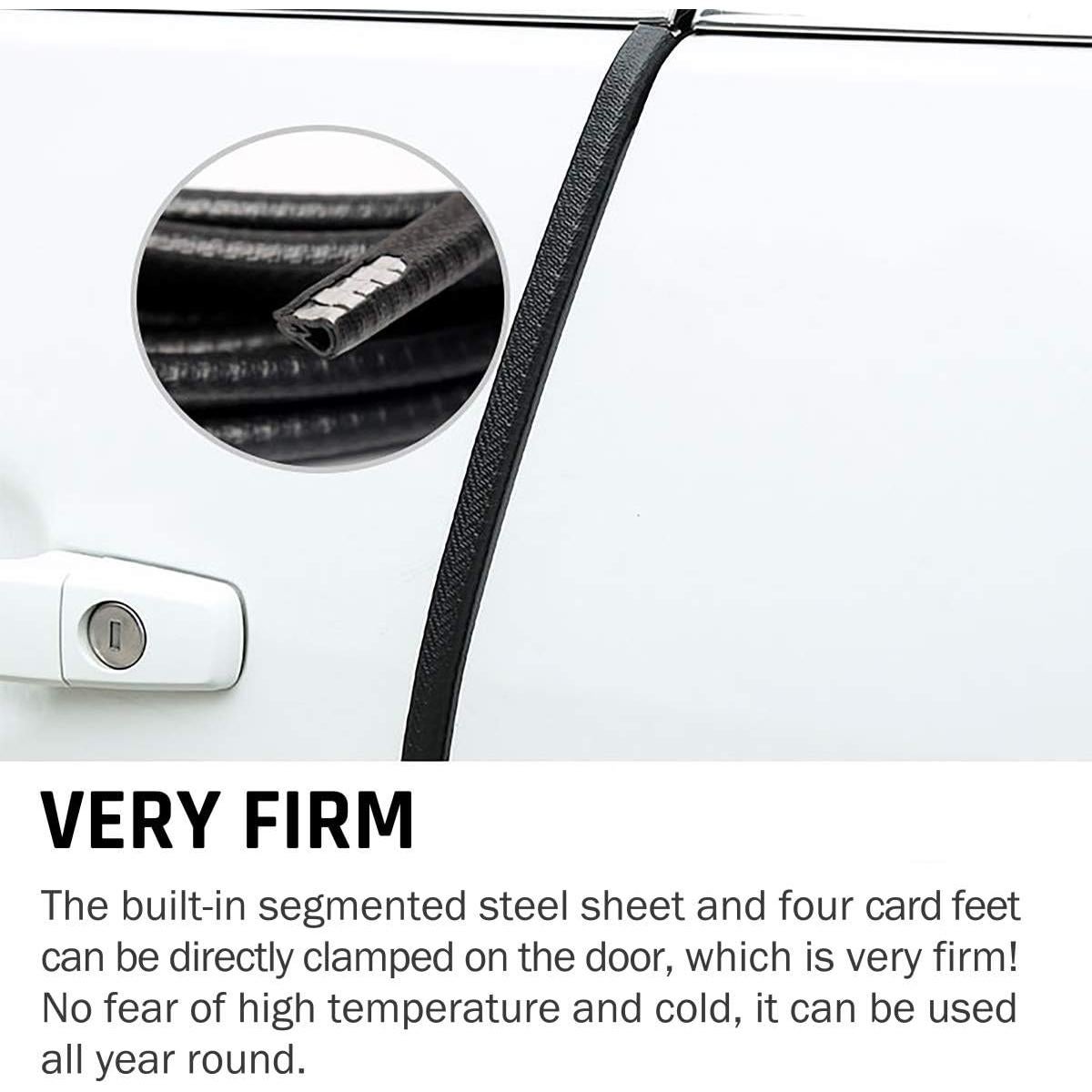 Protector de Borde de Puerta Universal CloudBuyer 10m Negro