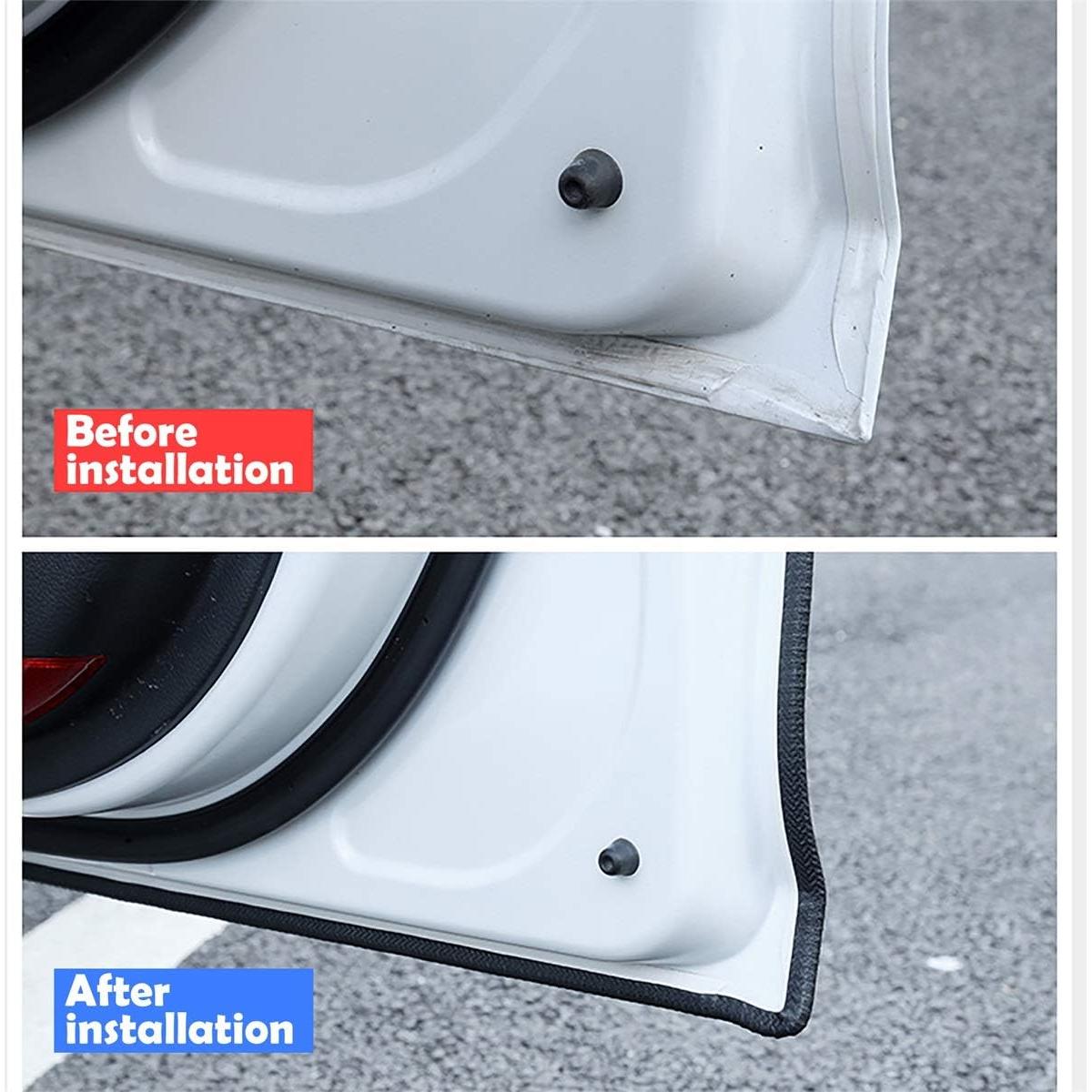 Protector de Borde de Puerta Universal CloudBuyer 10m Negro