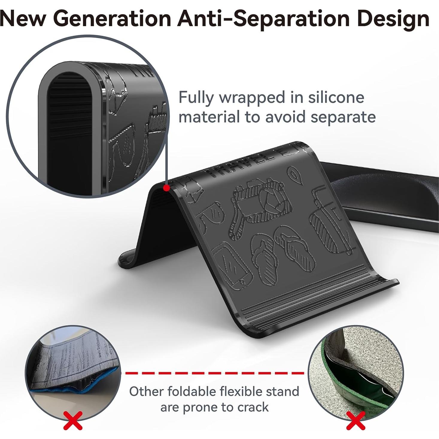 Soporte Flexible para Teléfono de Aviación Huogantom Negro