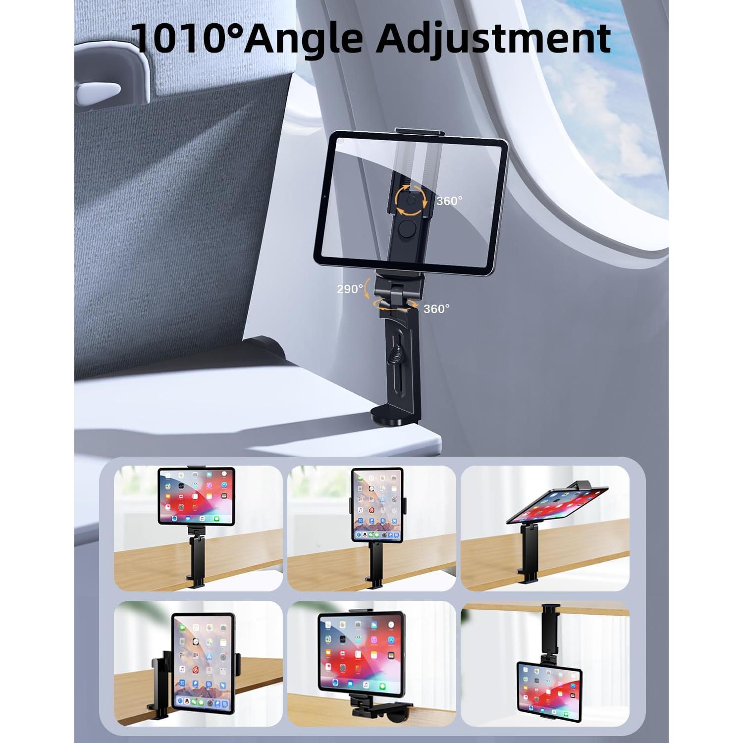 Soporte de Tableta para Viajes Nediea 360° Ajustable Negro