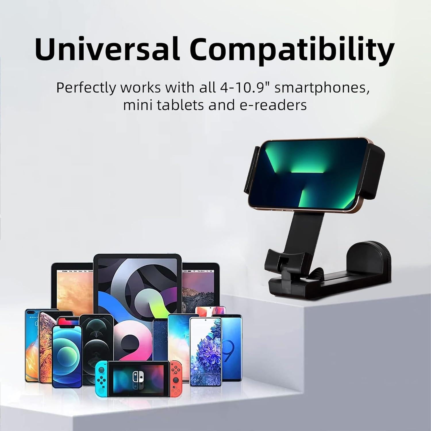 Soporte de Tableta para Viajes Nediea 360° Ajustable Negro