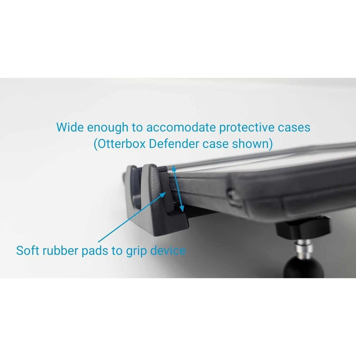 Soporte Multi-Attachment Obliter8 Acero Azul para Smartphone y Tablet