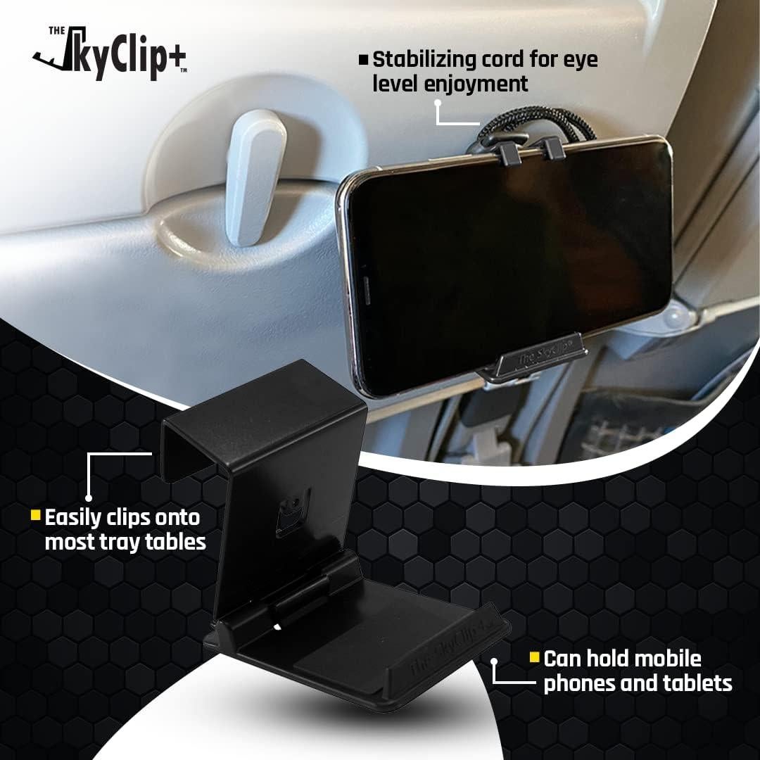 Soporte para Teléfono SkyClip+ Negro - 3 Paquete, Viajes y Oficina