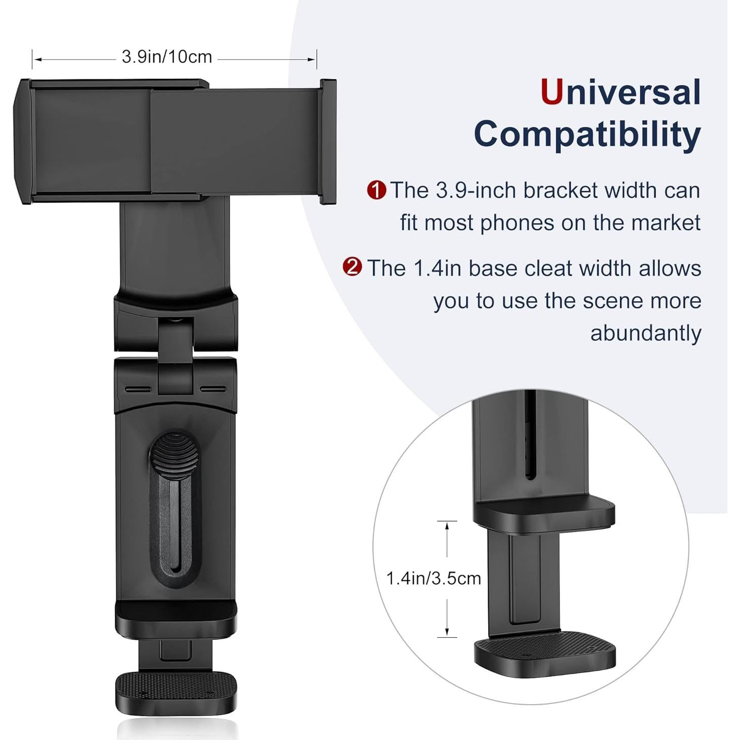 Soporte para Teléfono de Viaje Huogantom TV001 360° Ajustable