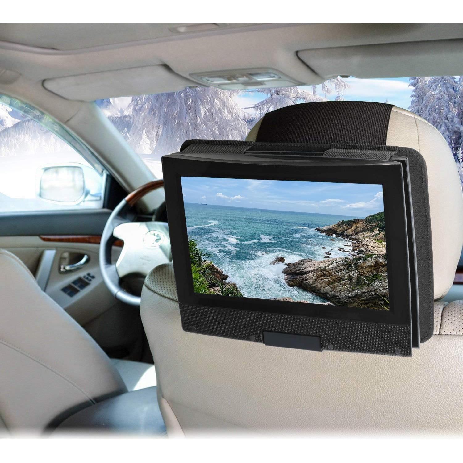 Soporte para Reproductor de DVD Qenker para Reposacabezas 7-12"