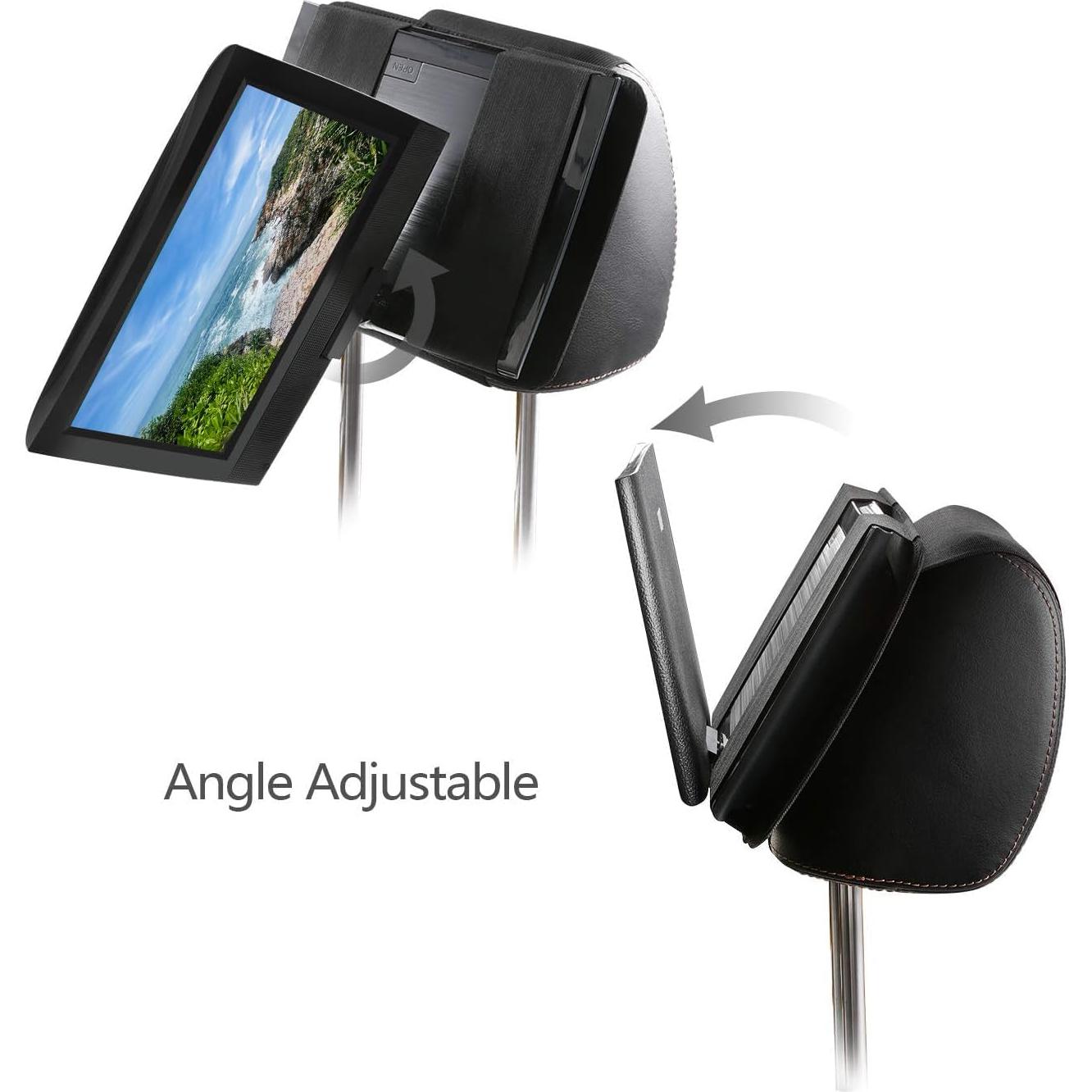 Soporte para Reproductor de DVD Qenker para Reposacabezas 7-12"