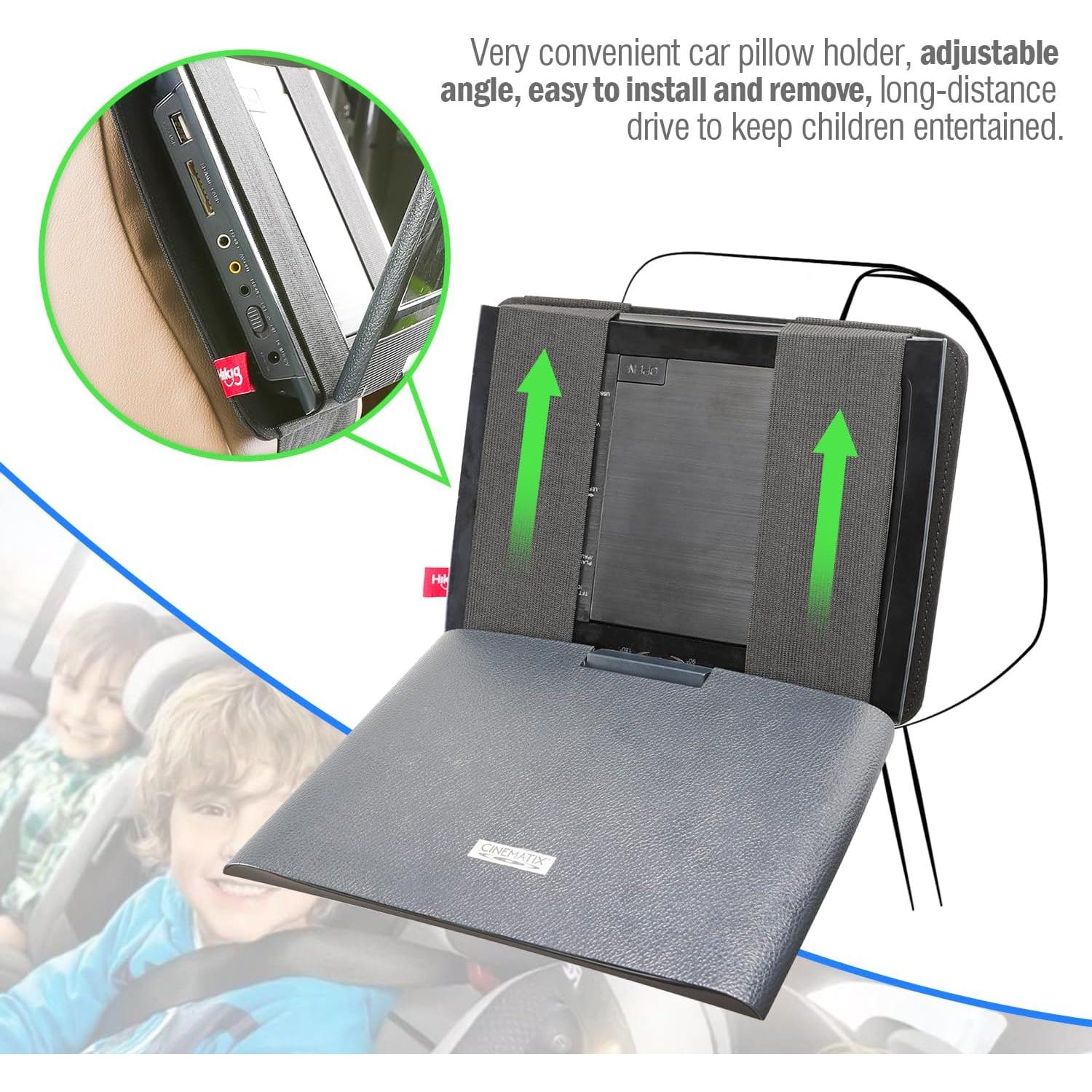 Soporte para Reproductor de DVD Qenker para Reposacabezas 7-12"