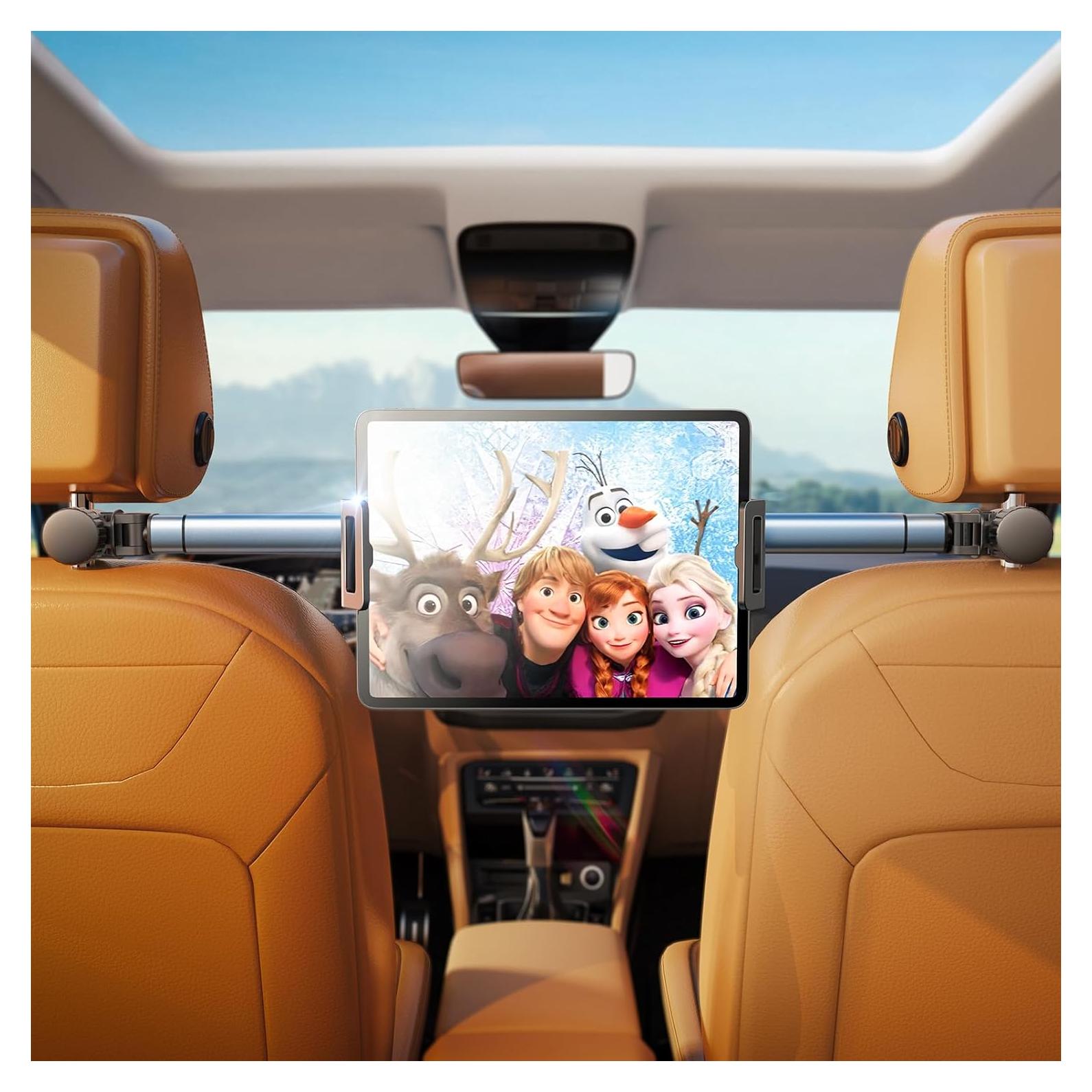 Soporte para Tableta LISEN para Auto - Reposacabezas, Negro, 4.6-33 cm