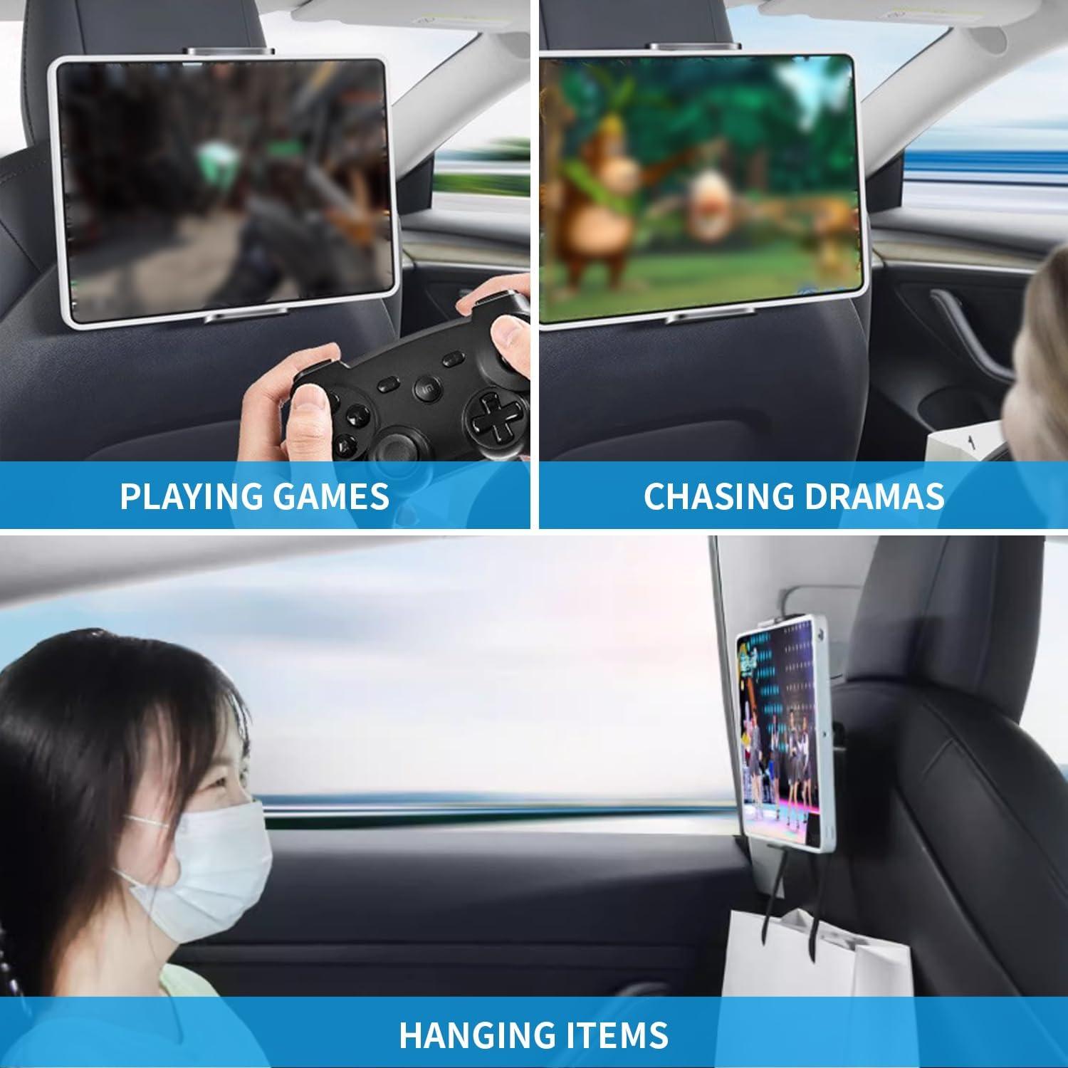 Soporte de Reposacabezas OLizee para Tablet Tesla Model 3/Y