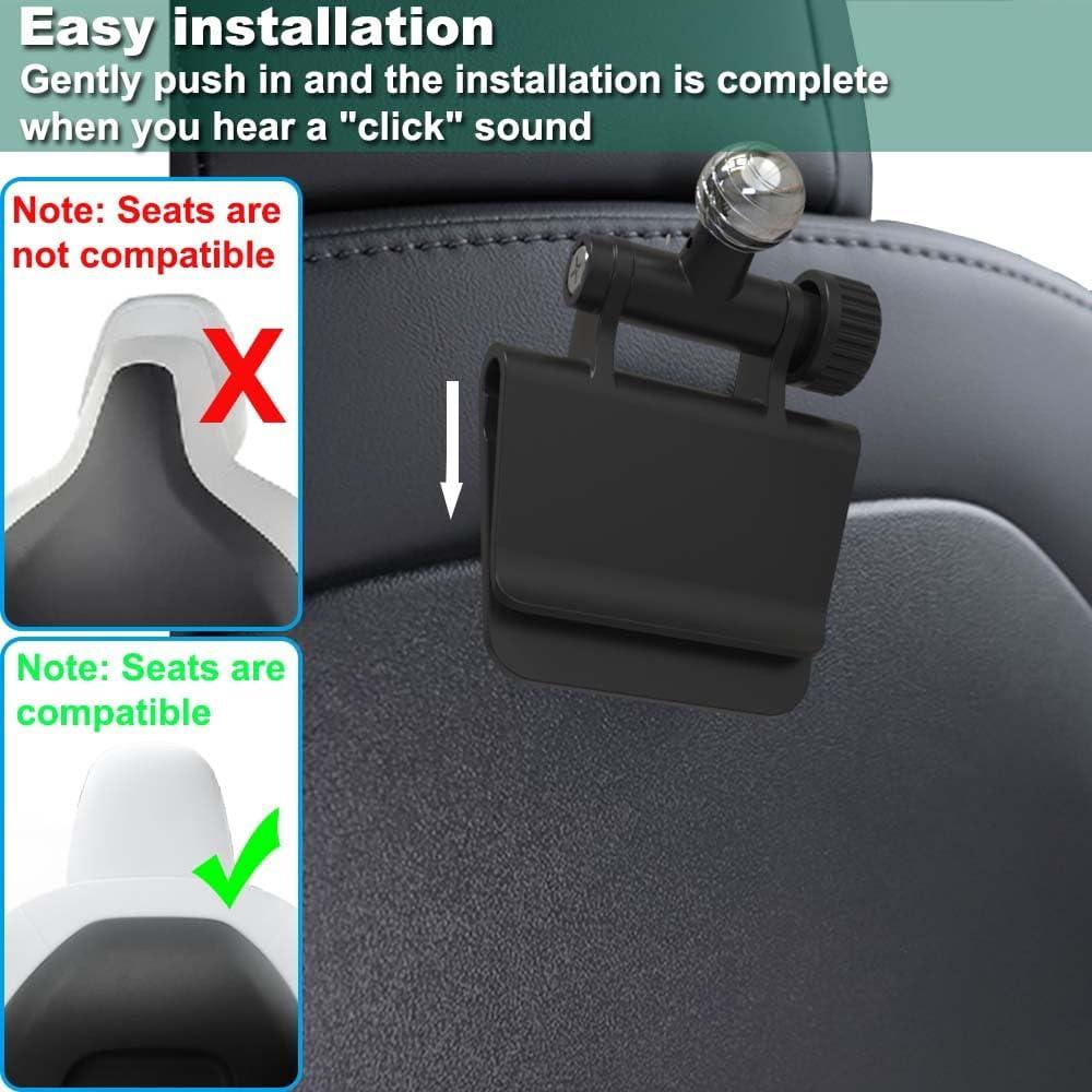 Soporte para Tableta en Reposacabezas Tesla Cuxwill 4-13"