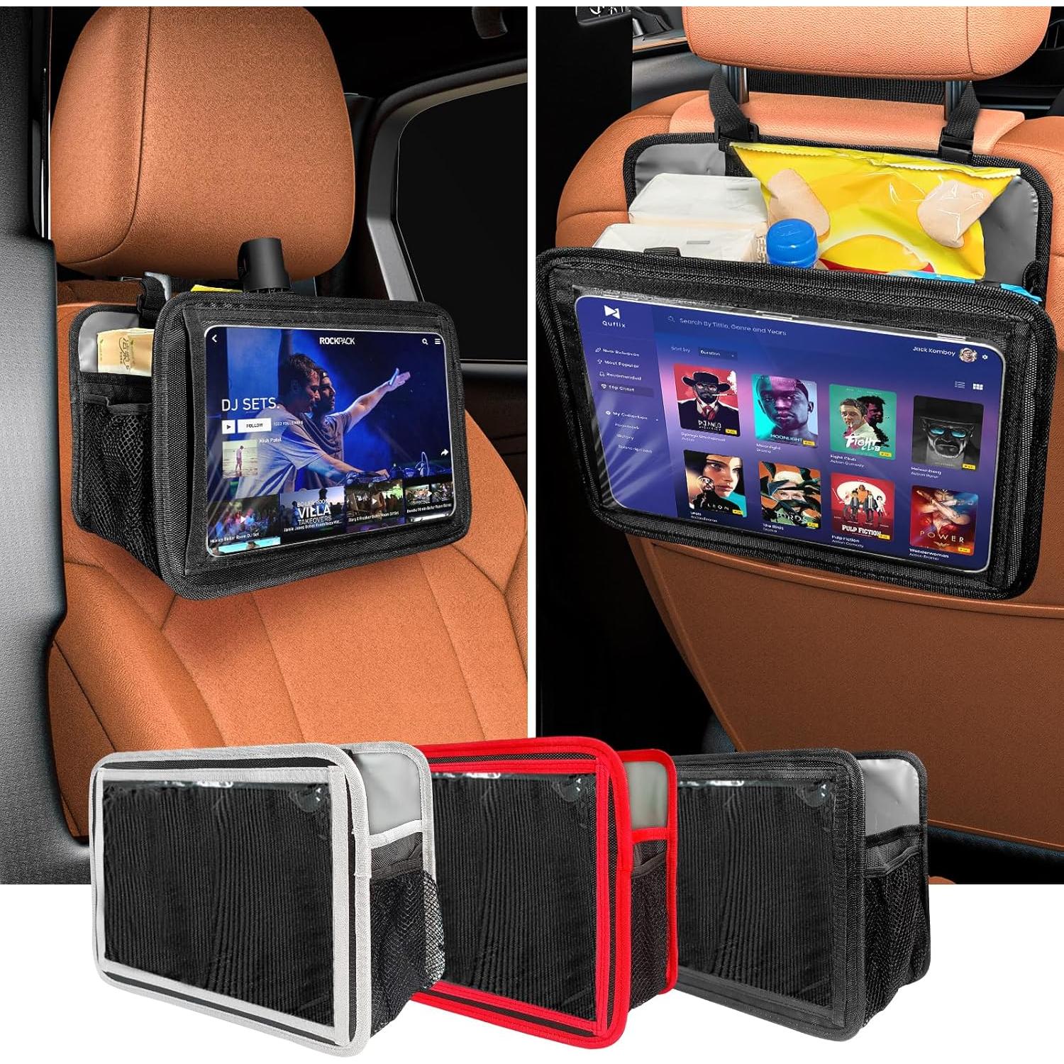 Organizador de Asiento de Automóvil TDOFYH Negro 30.5x23.5x17 cm