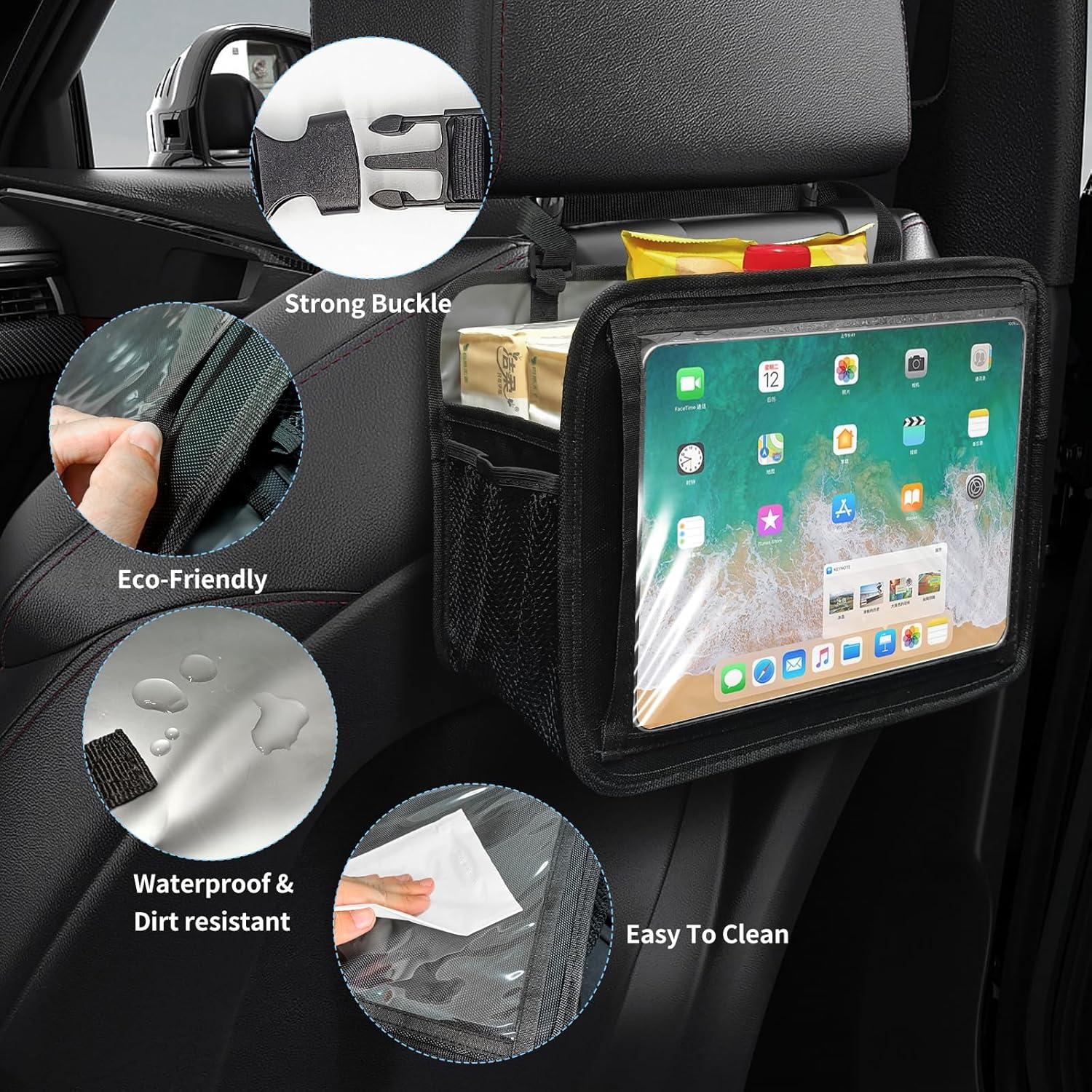 Organizador de Asiento de Automóvil TDOFYH Negro 30.5x23.5x17 cm