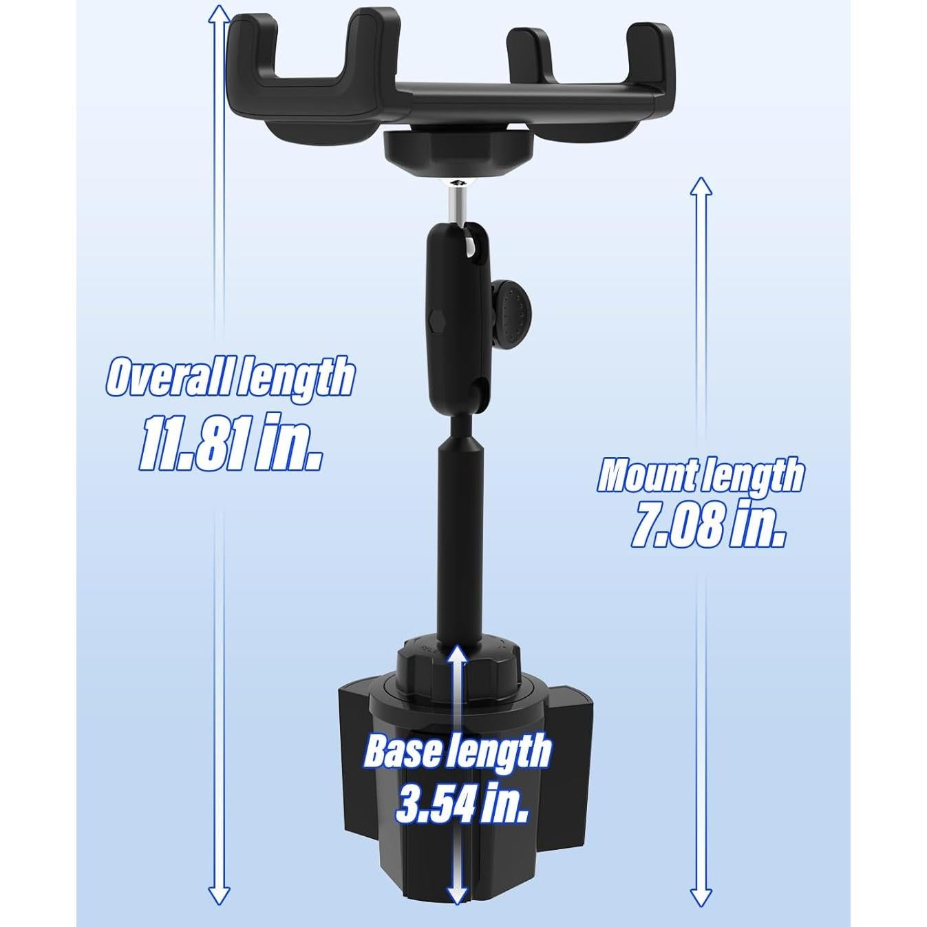 Soporte para Tablet en Portavasos Coche LYFICCS 4.7-12.9"