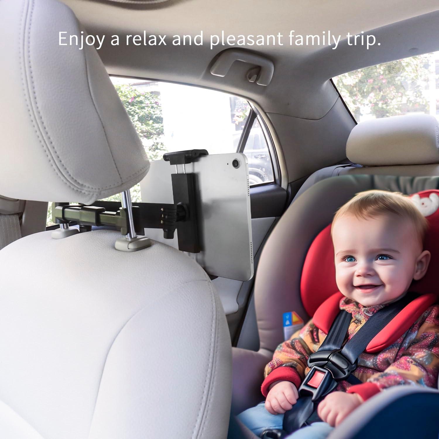 Soporte para Tablet y Celular AVOMOCO para Reposacabezas Auto