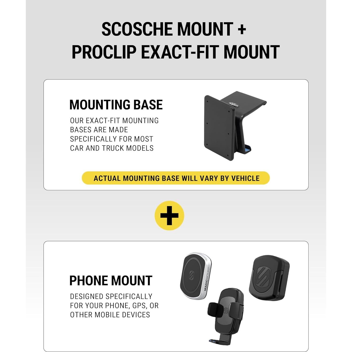 Soporte Magnético para Coche Scosche MagicMount Pro HD