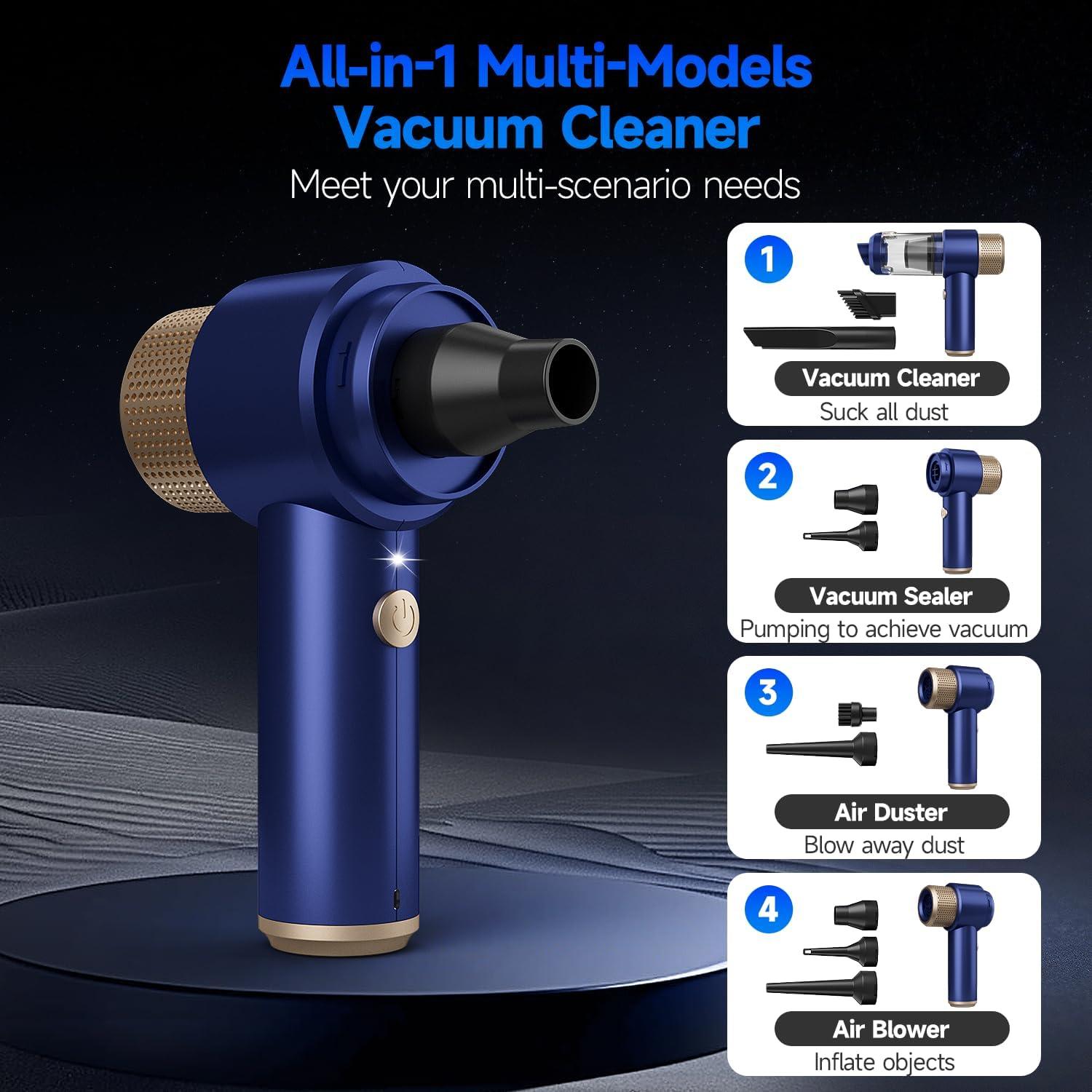 Aspiradora de Coche Inalámbrica Vizeusvac LT-135 16000Pa