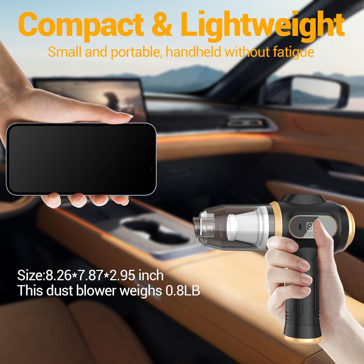 Aspiradora de Coche Portátil Scstartx XCQ-1308 Inalámbrica 20W