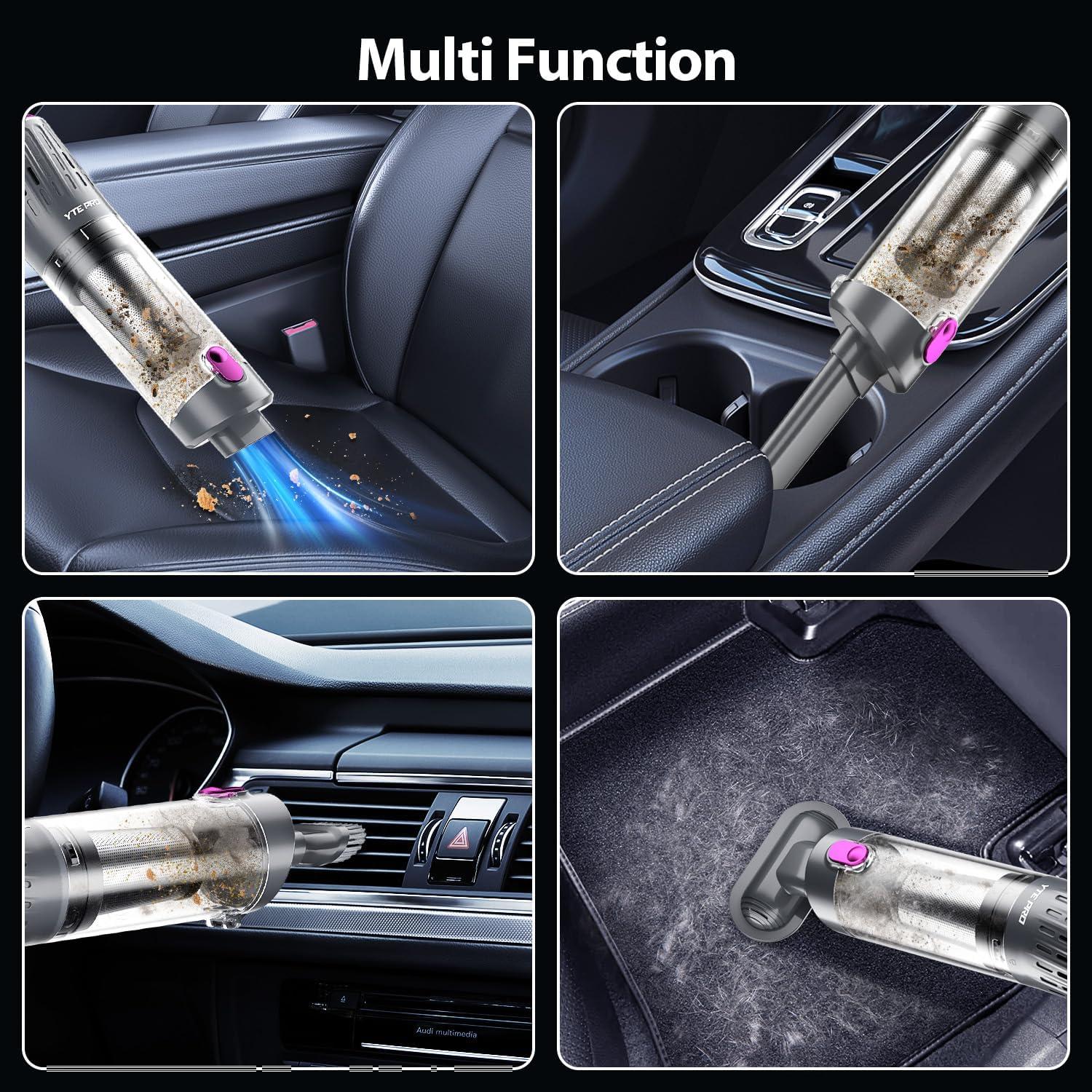 Aspiradora de Mano Inalámbrica YTE PRO VC-D17B 25000Pa Violeta