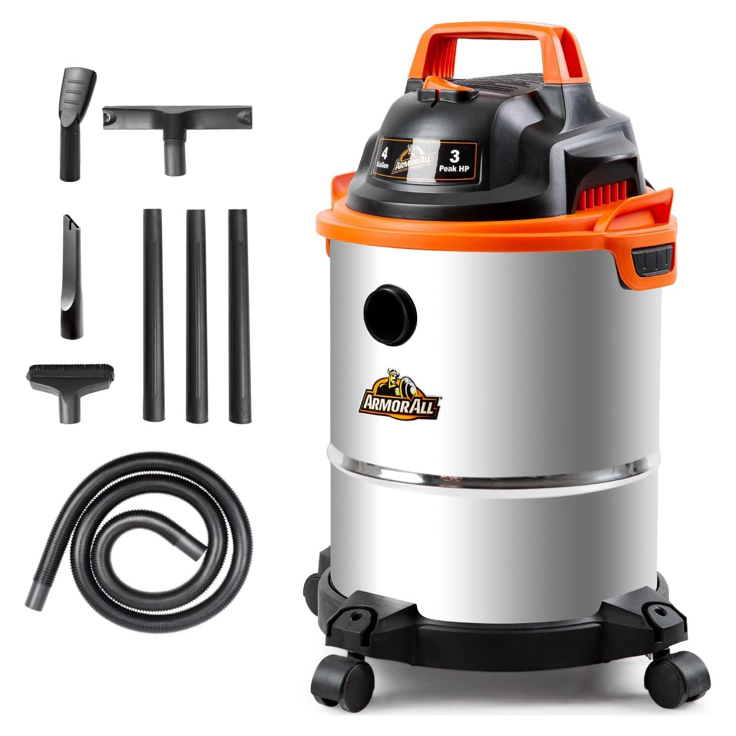 Aspiradora Húmeda/Seca Armor All VO408S 4 Galones 900W