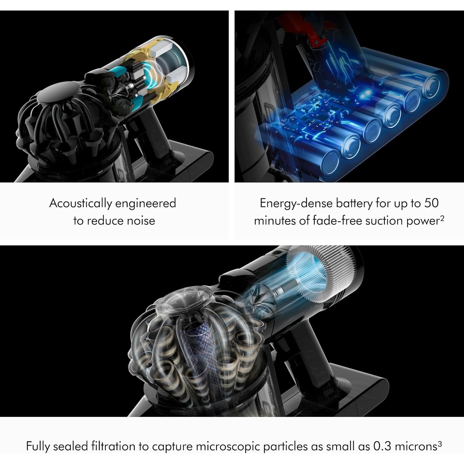 Aspiradora de Mano Dyson Car+Boat Inalámbrica 50 min 1.90 kg