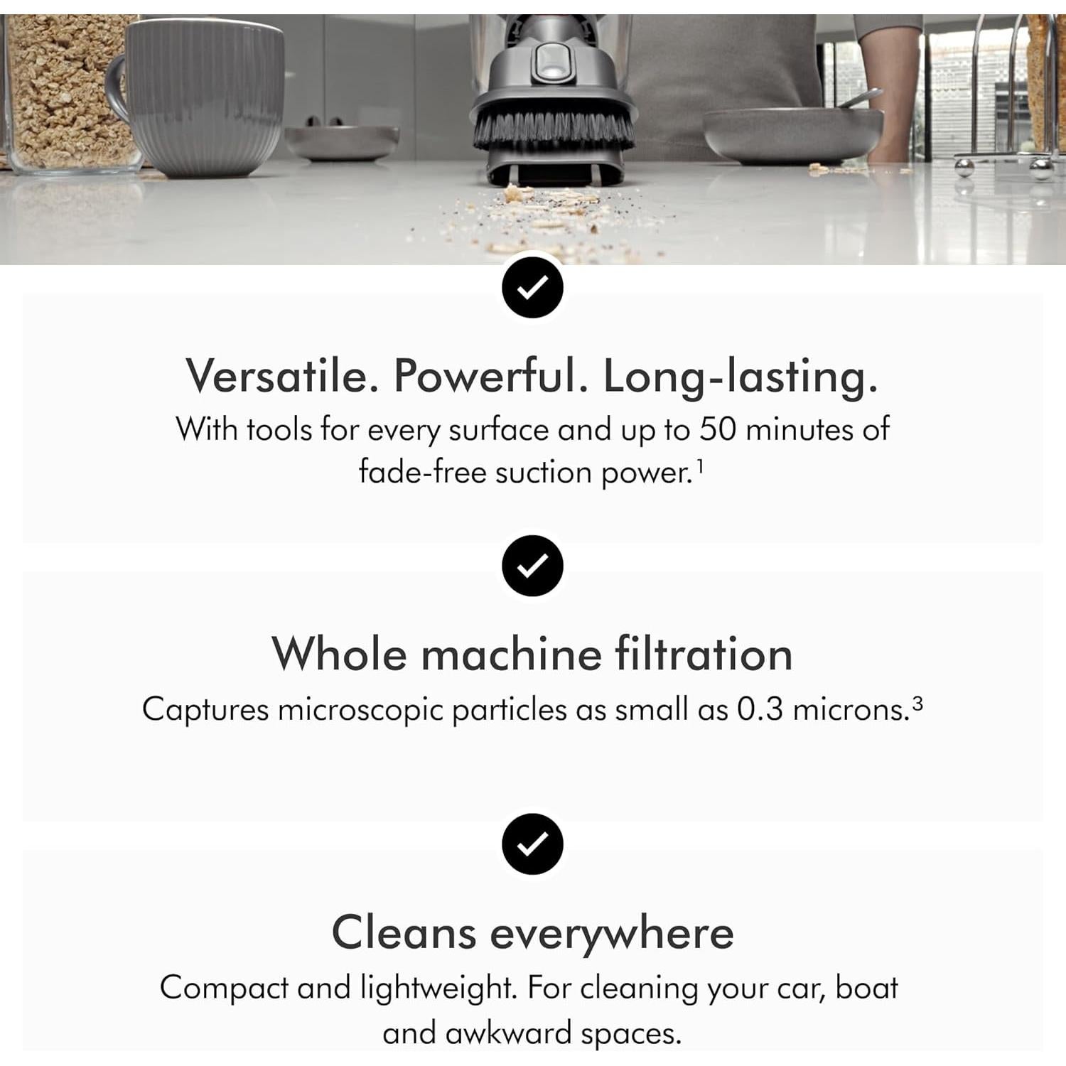 Aspiradora de Mano Dyson Car+Boat Inalámbrica 50 min 1.90 kg