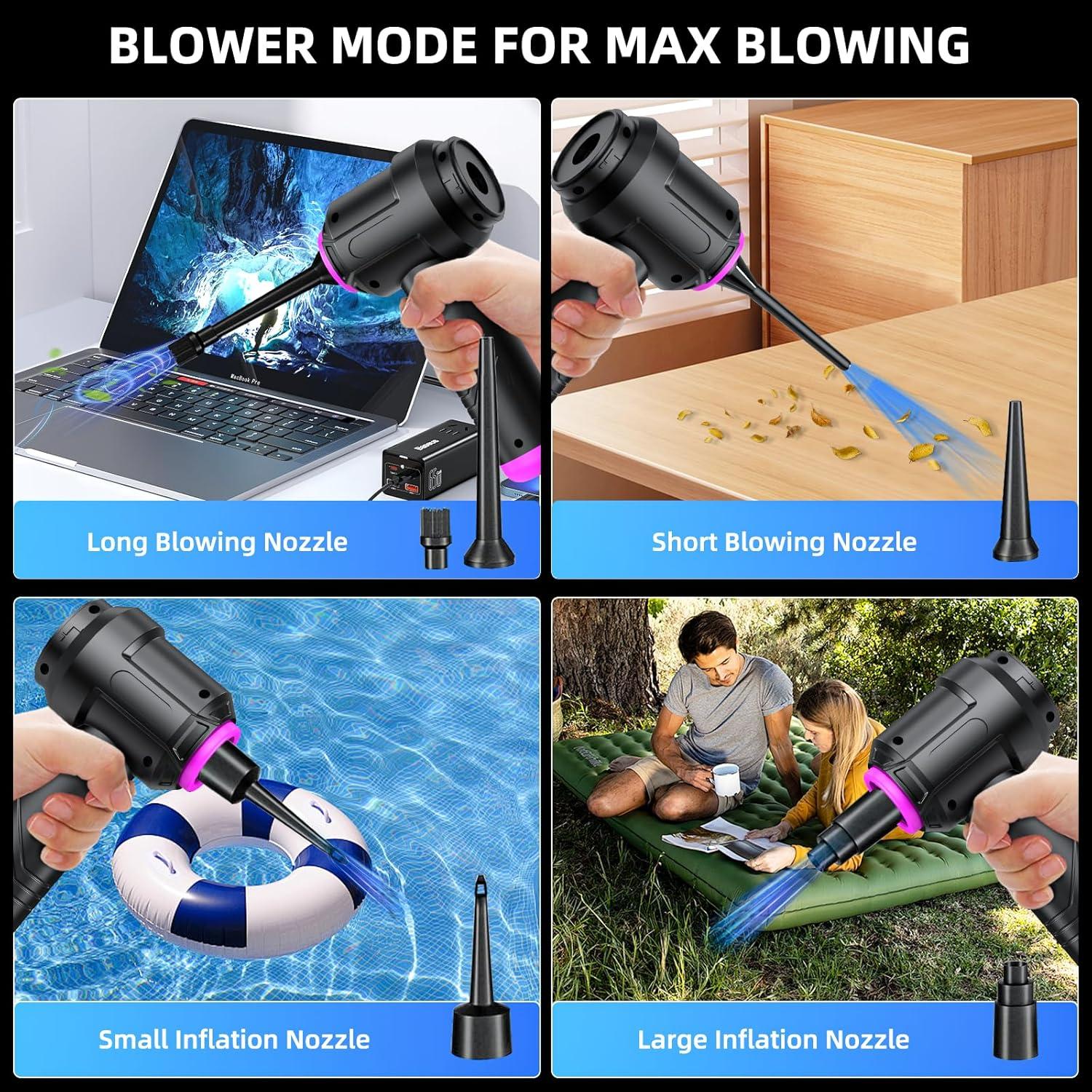 Aspiradora de Mano Kimdog CY109 18000PA Sin Cable Portátil