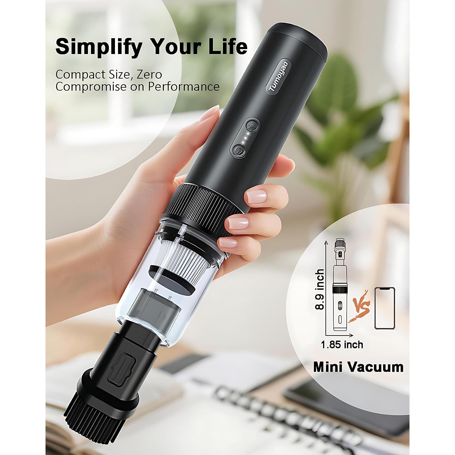 Aspiradora de Coche Tumoyao GV06 Portátil 21000PA Sin Cable