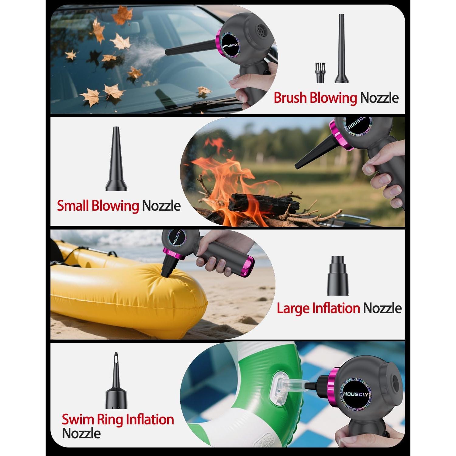 Aspiradora de Mano Inalámbrica Houscly ST-6663 25000Pa 40min