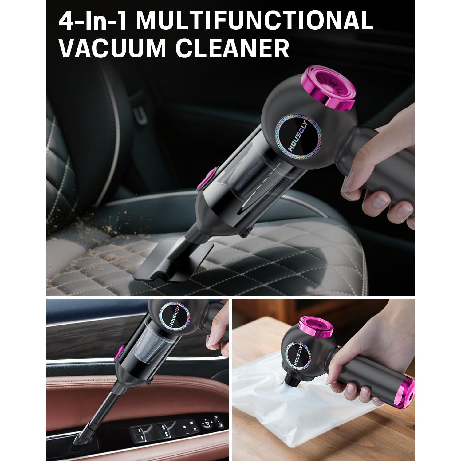 Aspiradora de Mano Inalámbrica Houscly ST-6663 25000Pa 40min